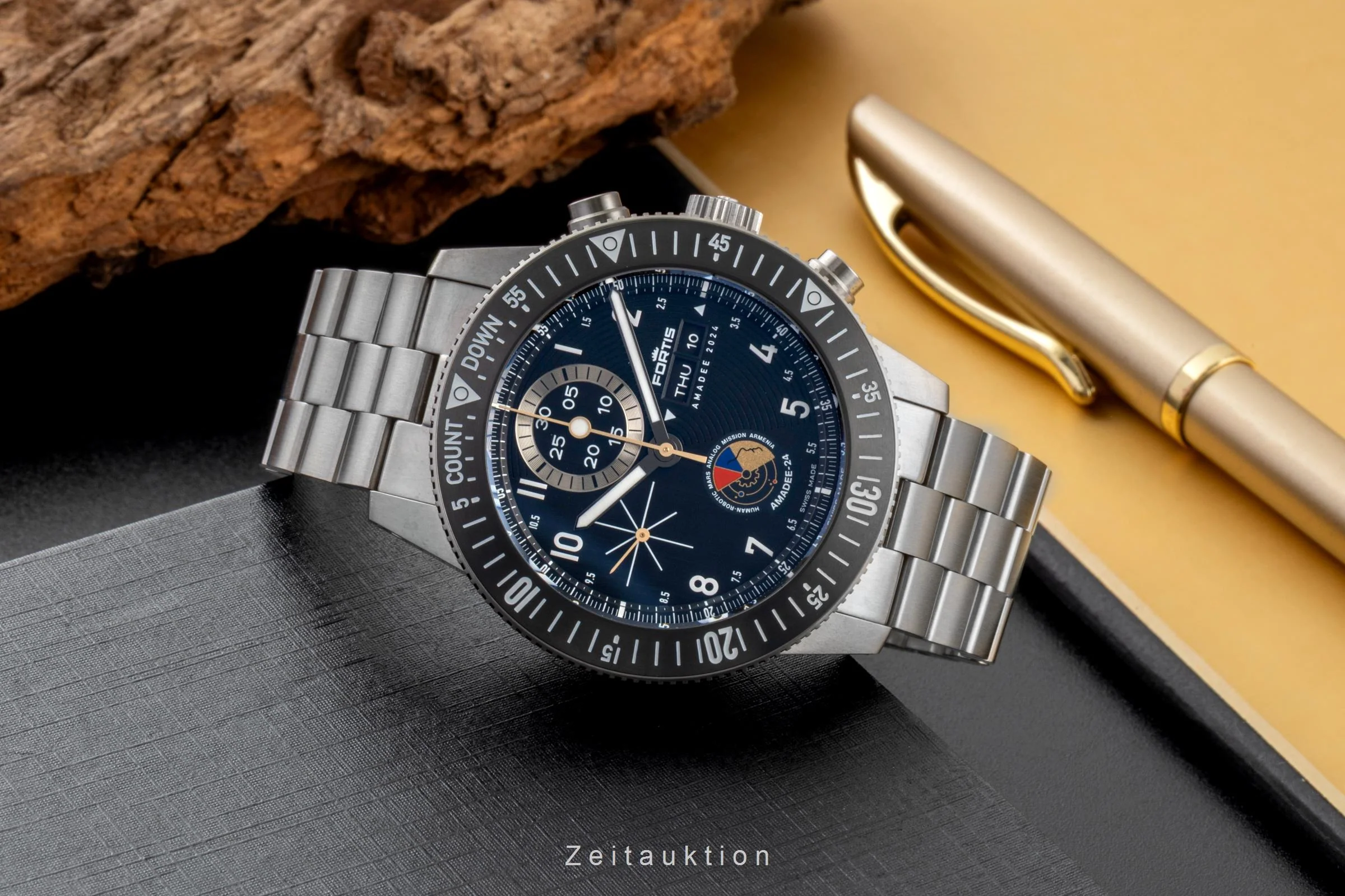 Fortis chronograph titanium automatic men's watch F2040016 LP: 6100EUR Limited  [2601179] - Image 3