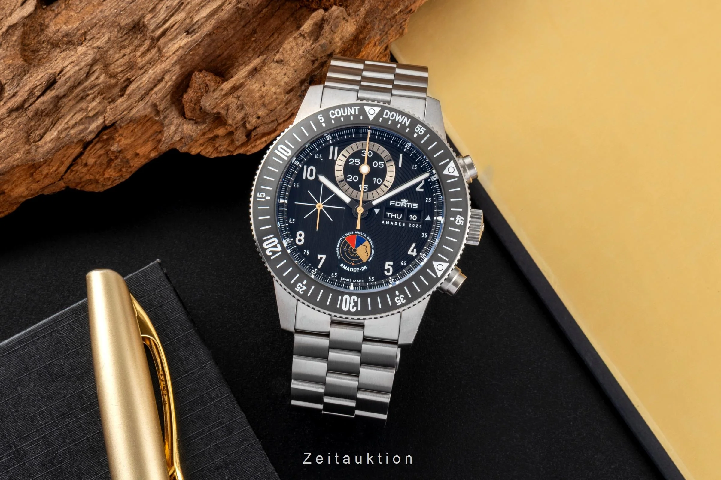 Fortis chronograph titanium automatic men's watch F2040016 LP: 6100EUR Limited  [2601179] - Image 4