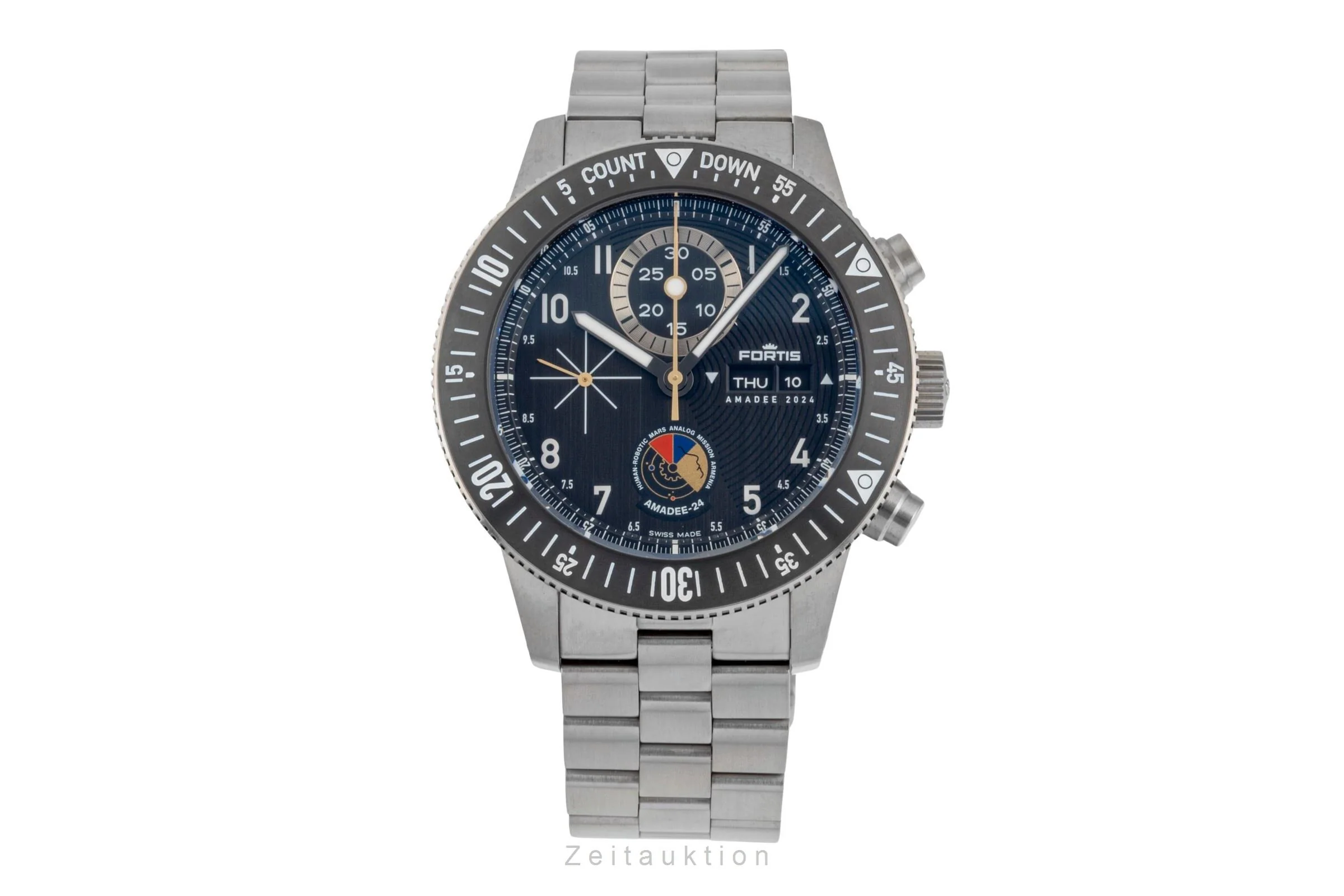 Fortis chronograph titanium automatic men's watch F2040016 LP: 6100EUR Limited  [2601179] - Image 5