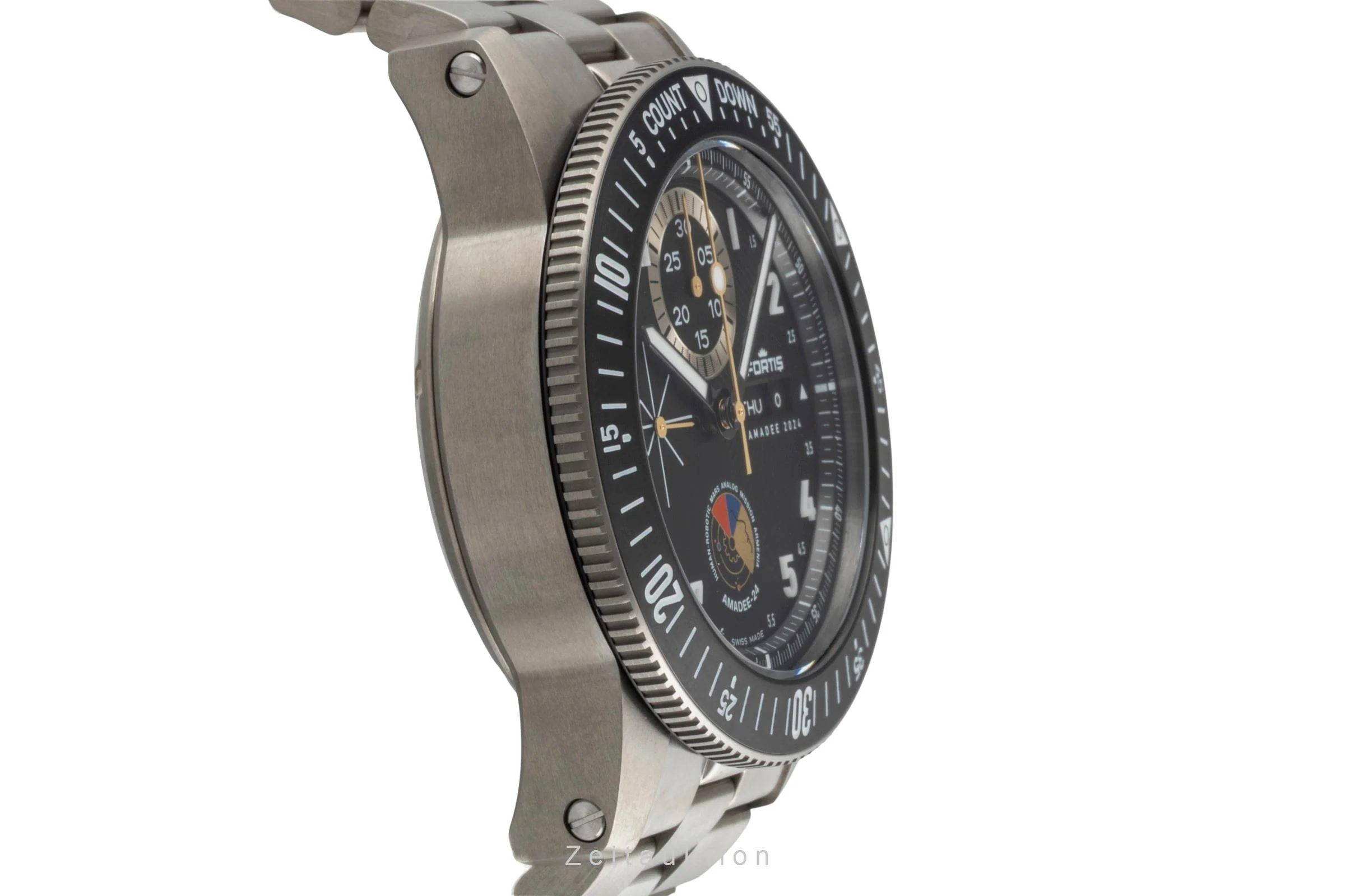 Fortis chronograph titanium automatic men's watch F2040016 LP: 6100EUR Limited  [2601179] - Image 8
