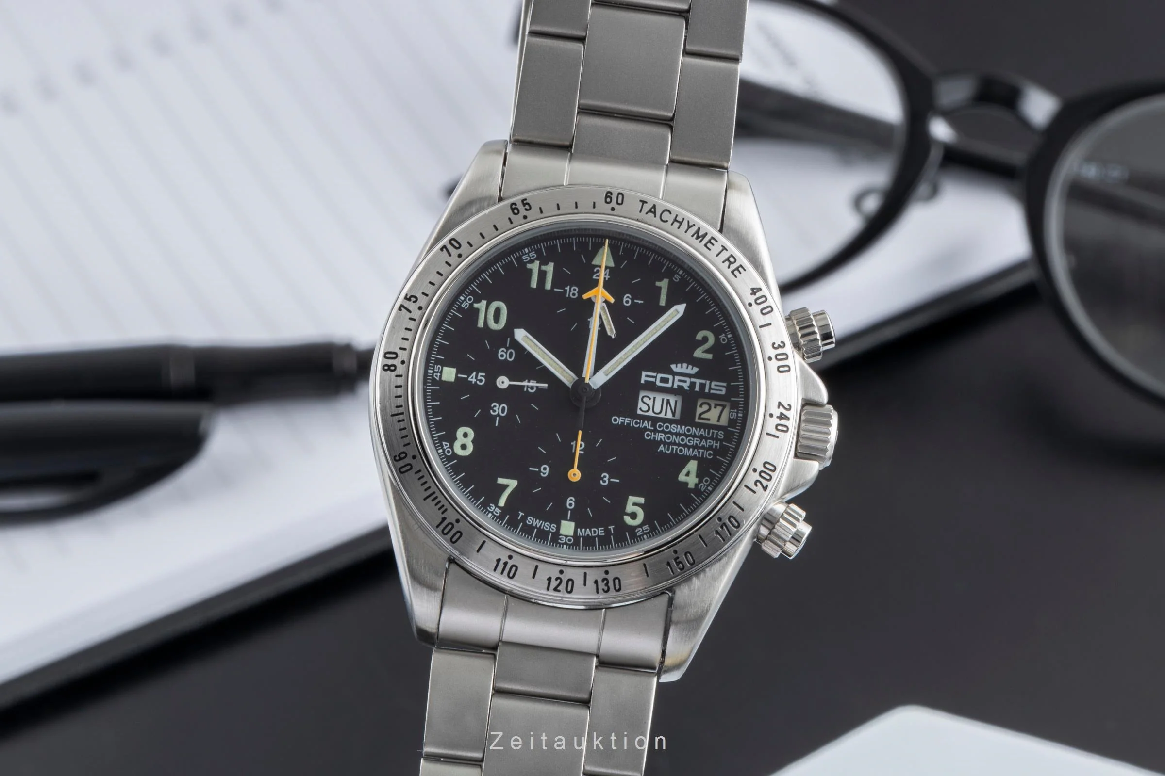 Fortis Cosmonauts Chronograph chronograph steel automatic men's watch 602.10.142  [2504283] - Image 2