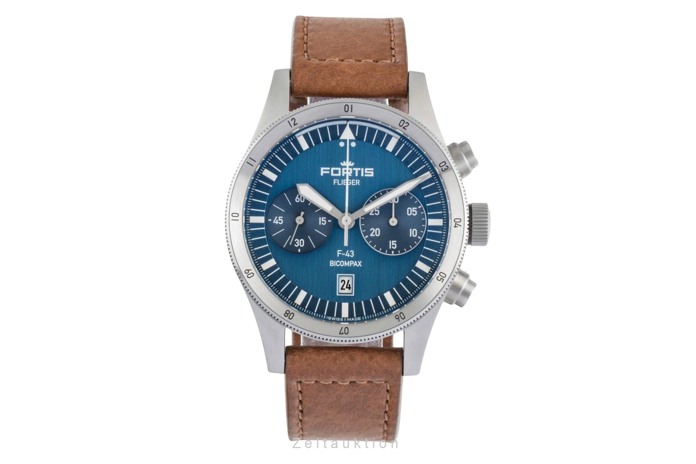 Fortis F-43 chronograph steel automatic men's watch F4240013 LP: 3650EUR  [2505672] - Image 5