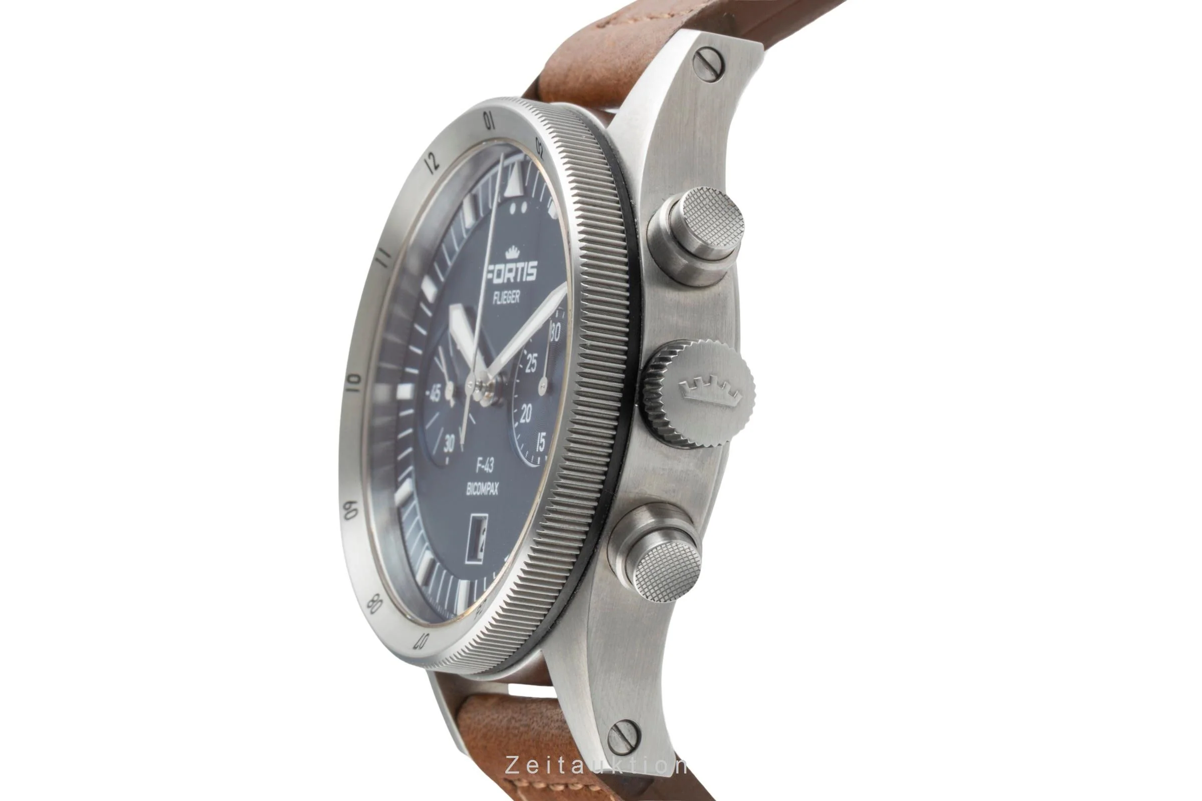 Fortis F-43 chronograph steel automatic men's watch F4240013 LP: 3650EUR  [2505672] - Image 7