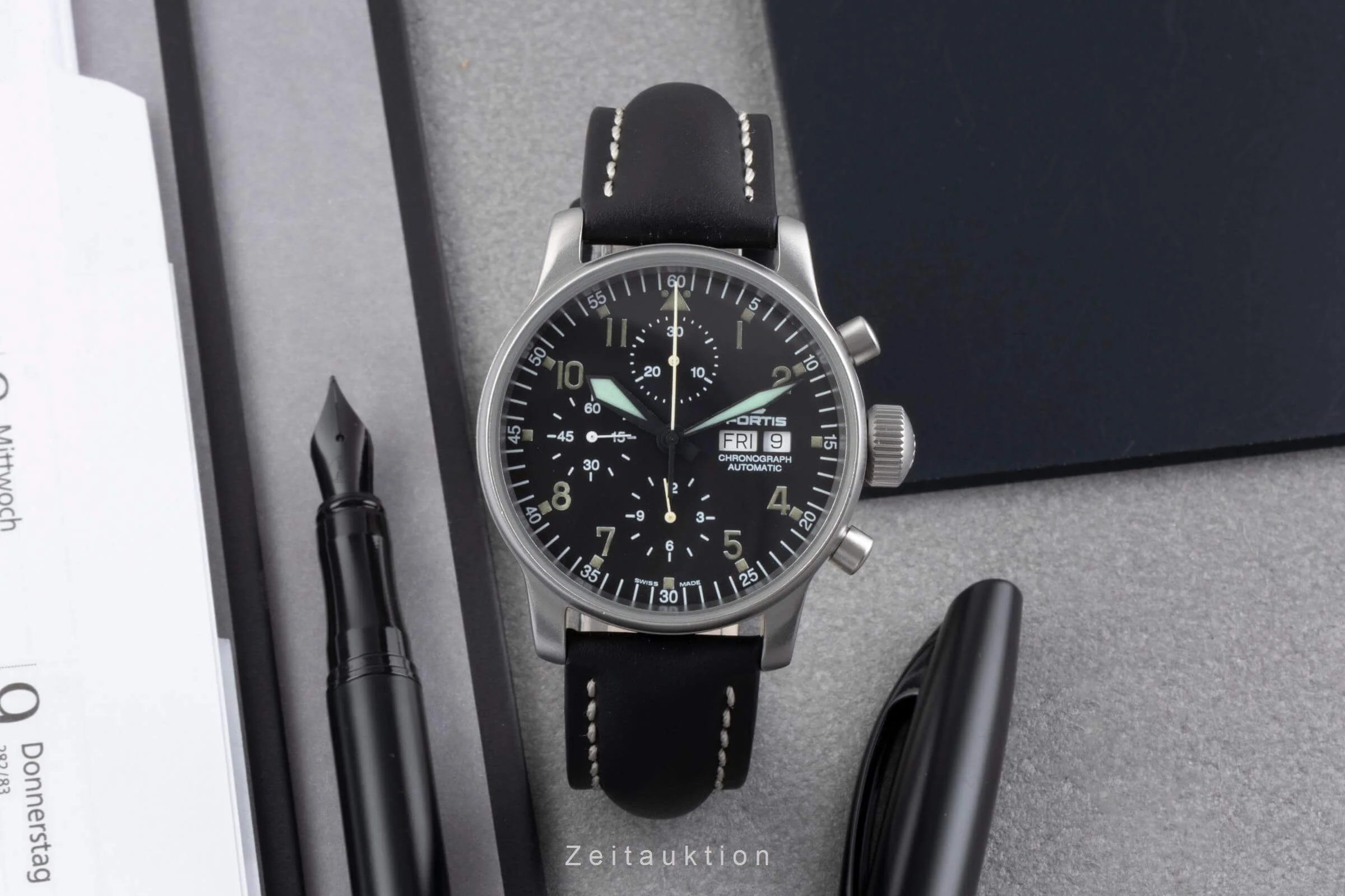 Fortis Flieger Chronograph chronograph steel automatic men's watch 597.10.141  [2500522] - Image 4