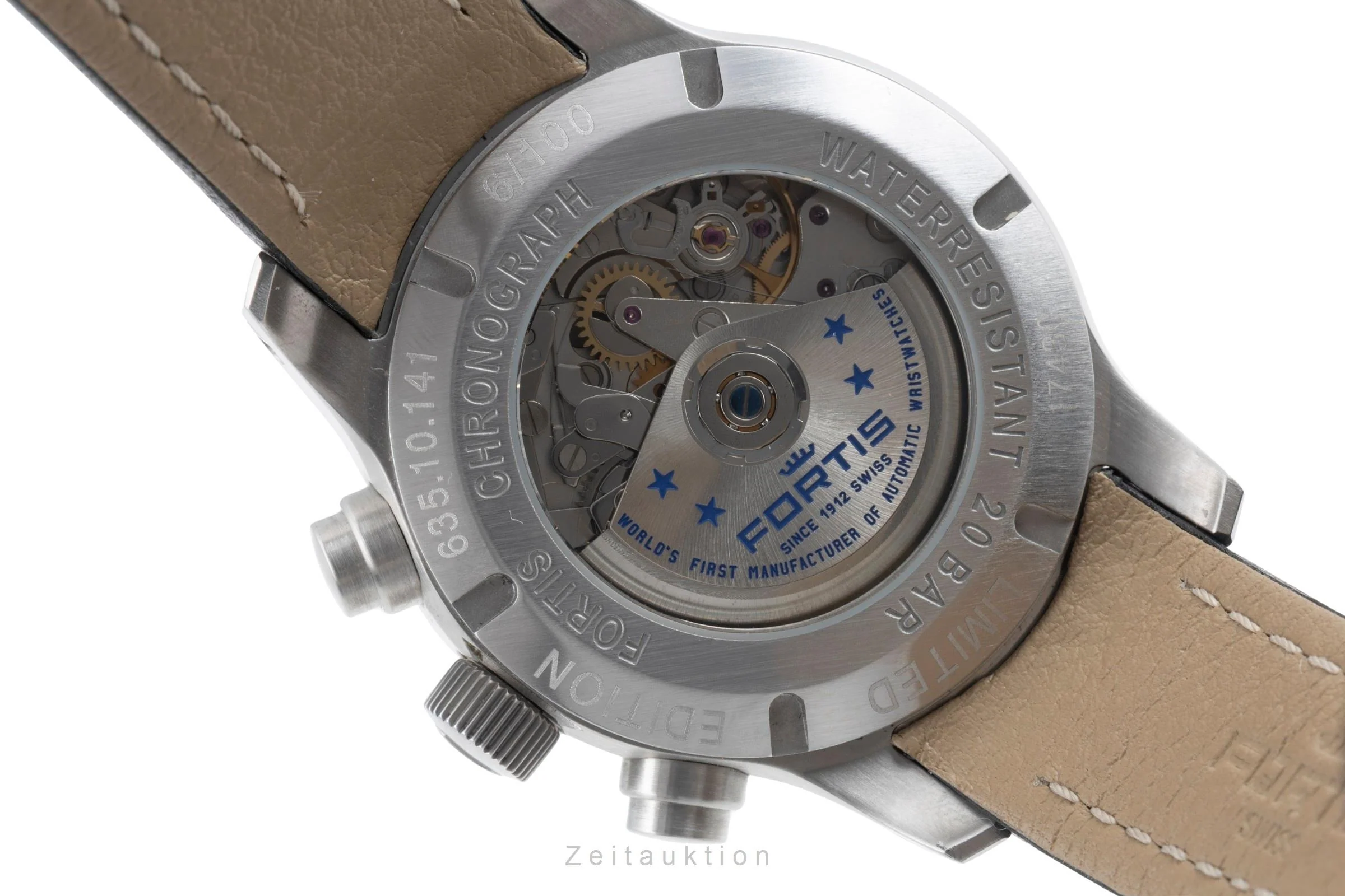 Fortis Flieger Chronograph chronograph steel automatic men's watch 635.10.141 Limited  [2505857] - Image 12