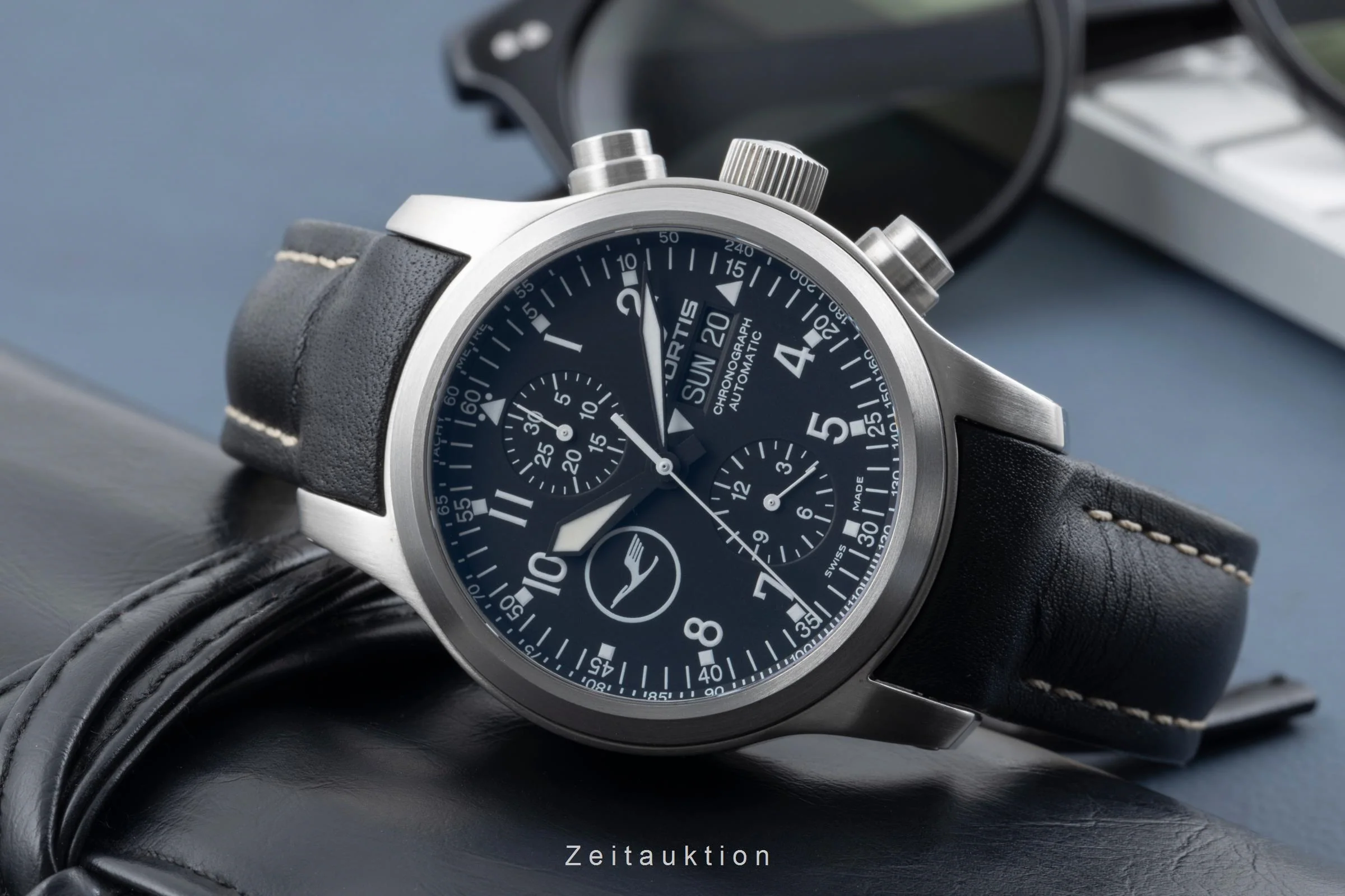 Fortis Flieger Chronograph chronograph steel automatic men's watch 635.10.141 Limited  [2505857] - Image 3
