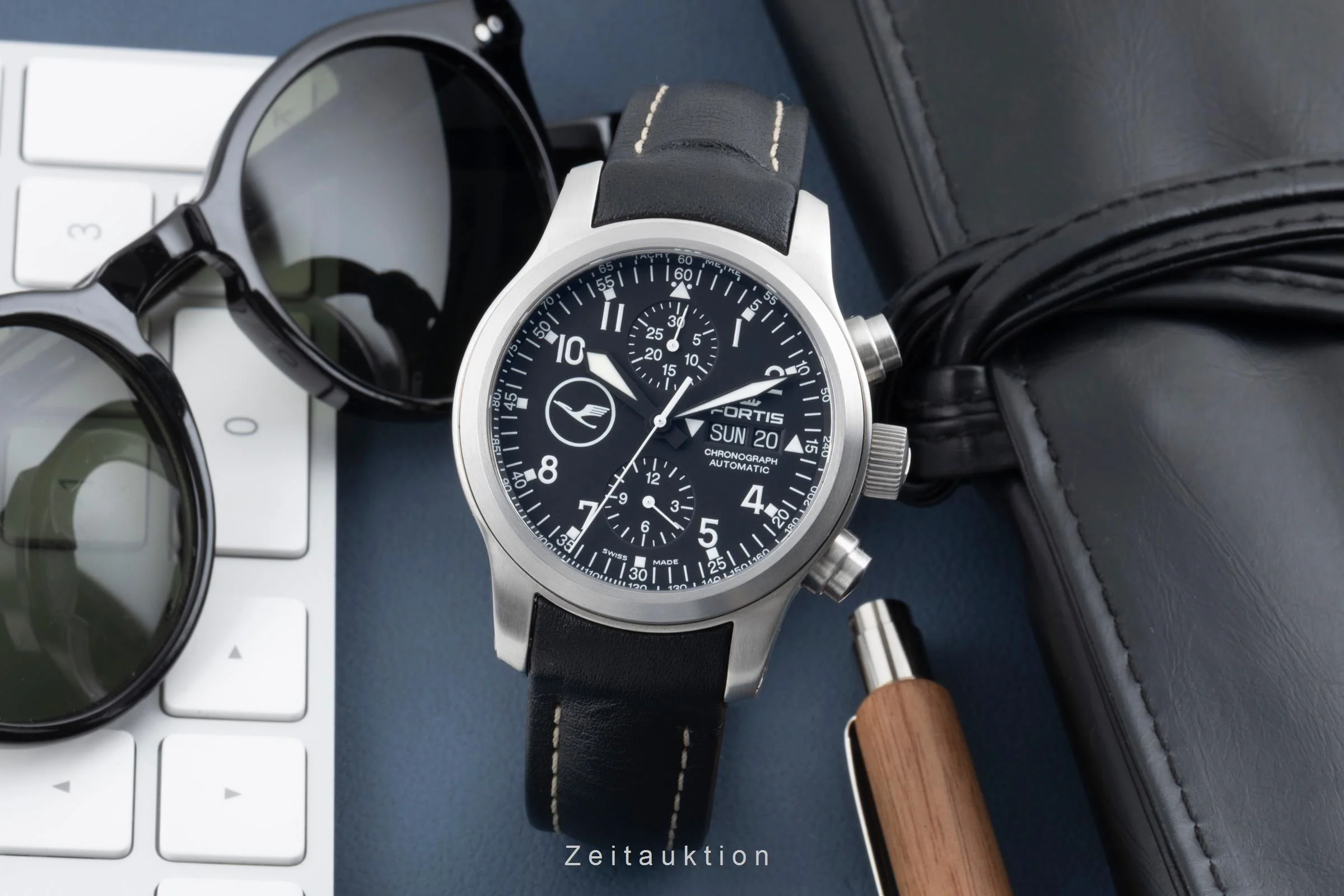 Fortis Flieger Chronograph chronograph steel automatic men's watch 635.10.141 Limited  [2505857] - Image 4