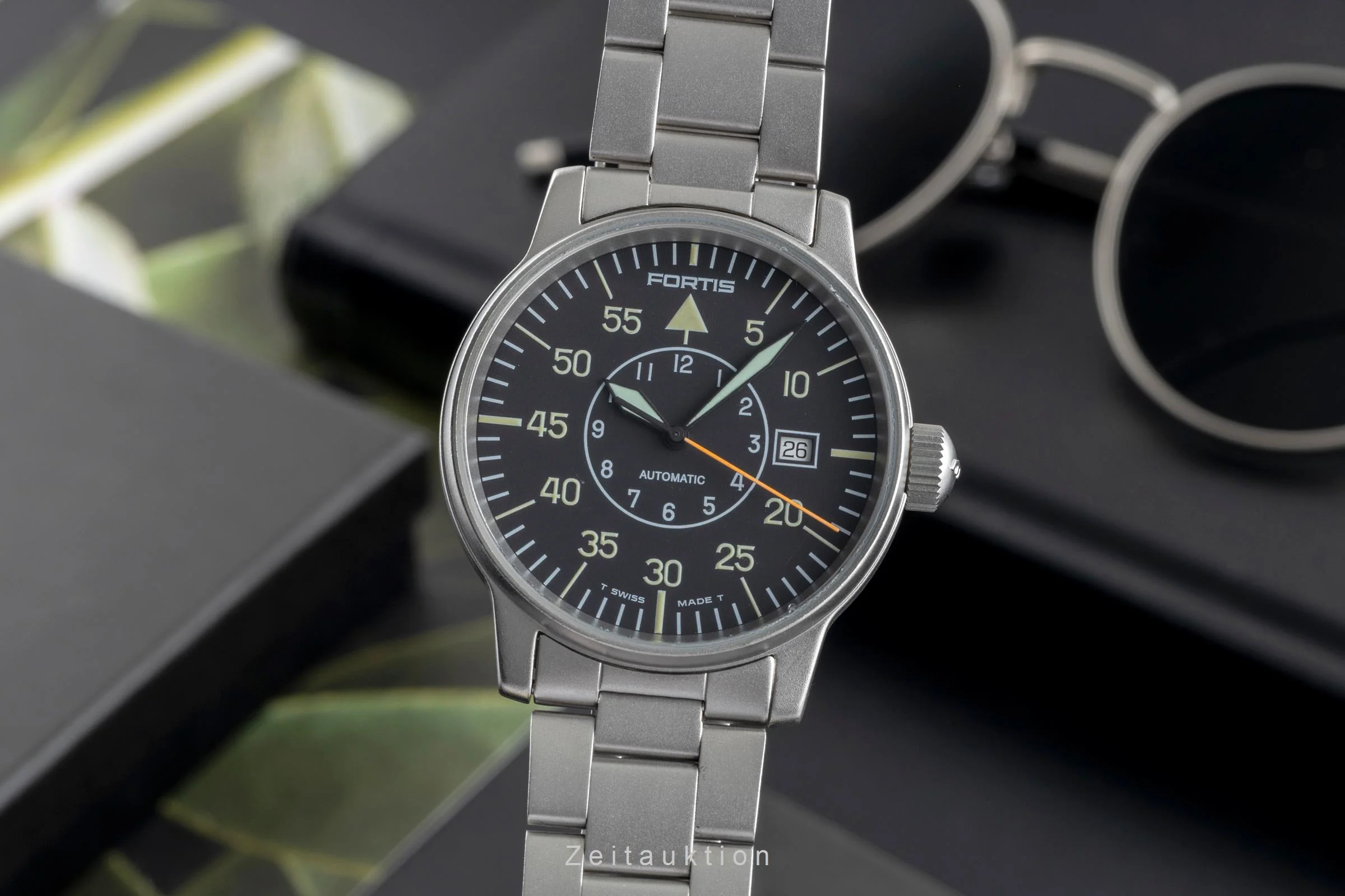 Fortis Flieger steel automatic men's watch 595.10.46.1  [2503906] - Image 2