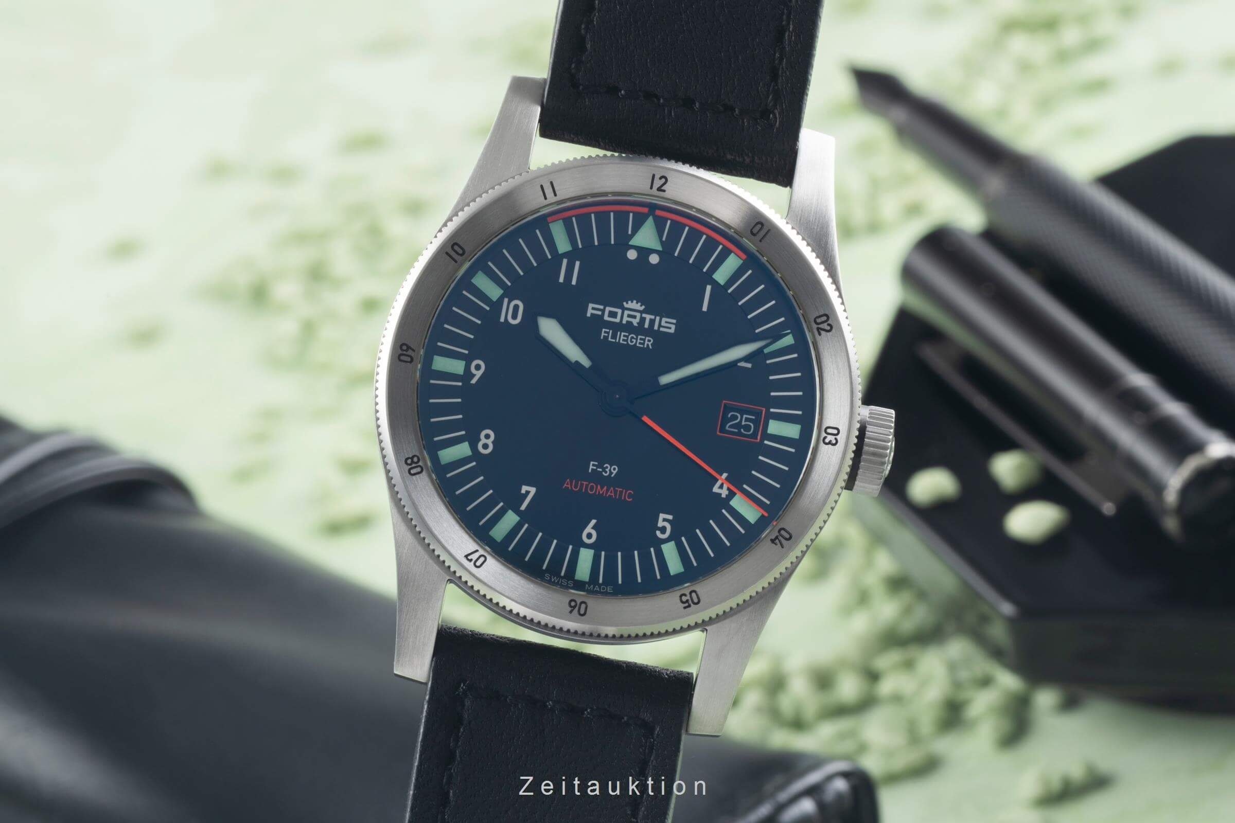 Fortis Flieger steel automatic men's watch W.422.0021  [2501518] - Image 2