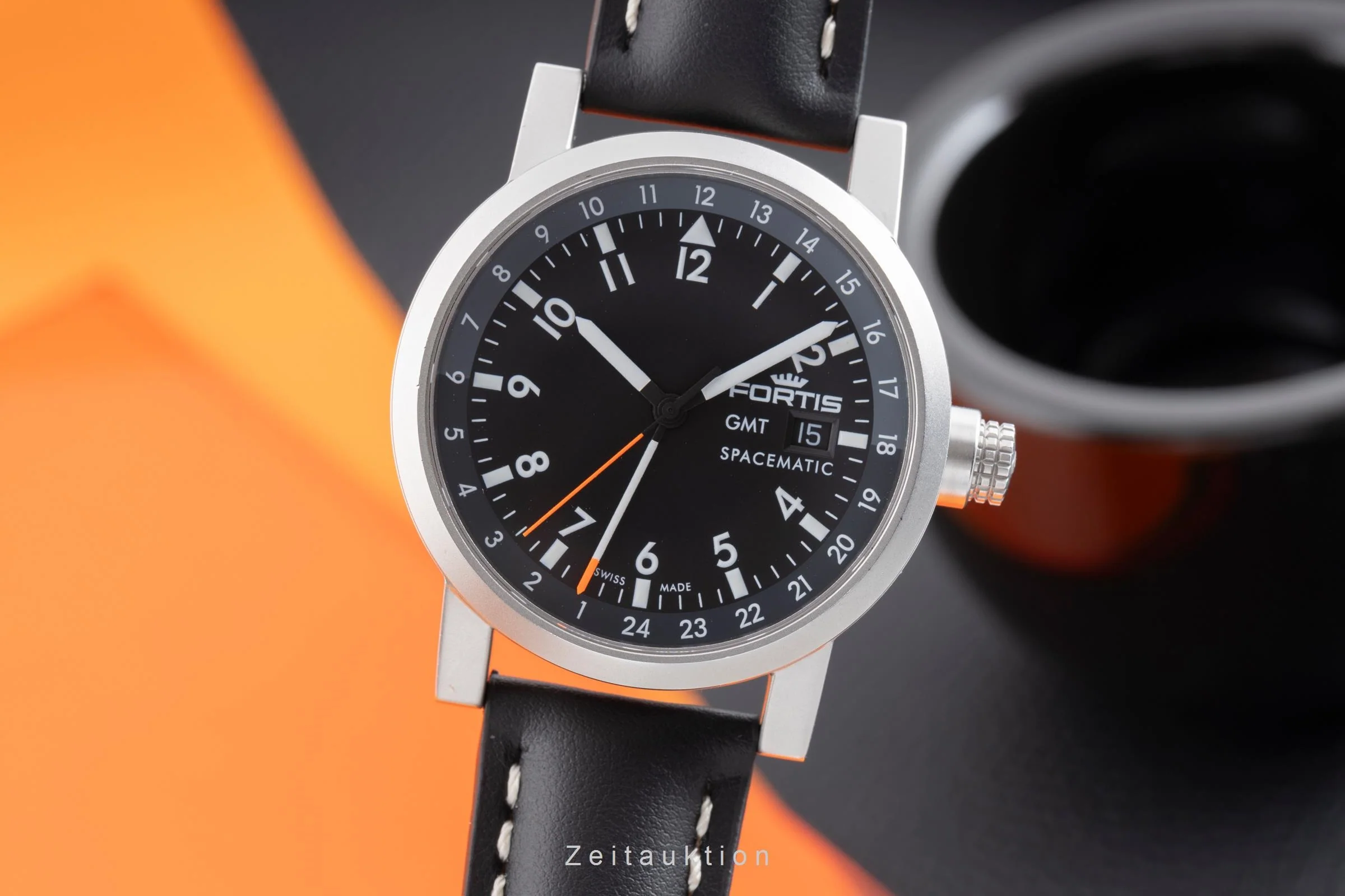 Fortis Spacematic steel automatic men's watch 624.22.148.1  [2503121] - Image 2