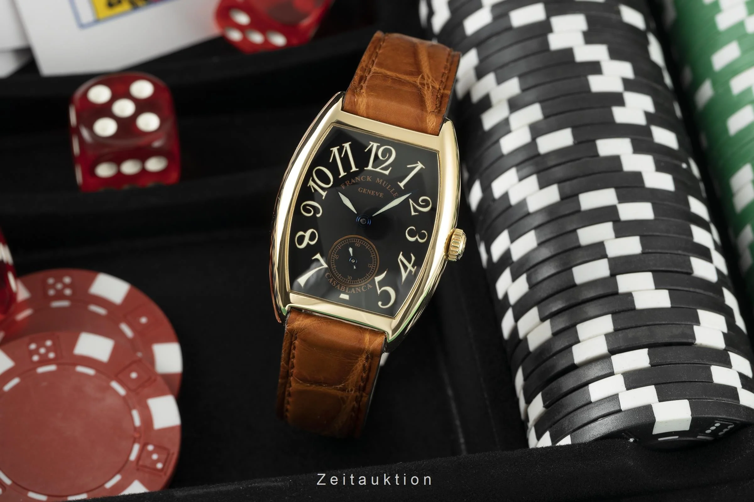 Franck Muller Casablanca 18 ct gold manual winding unisex 7502S6 LP: 14000EUR  [2110768] - Image 3
