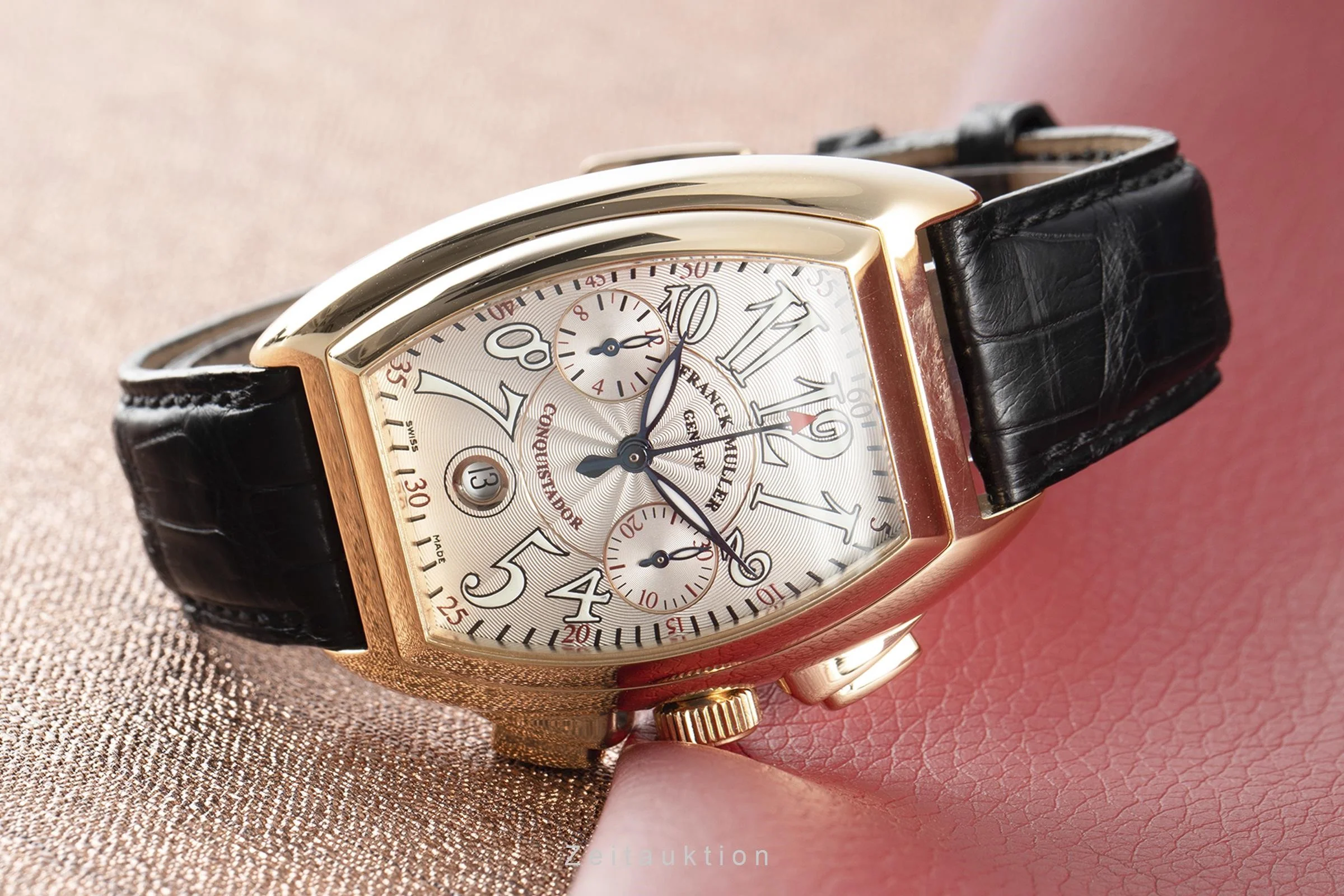 Franck Muller Conquistador chronograph 18 ct gold automatic men's watch 8001 CC  [2109977] - Image 2