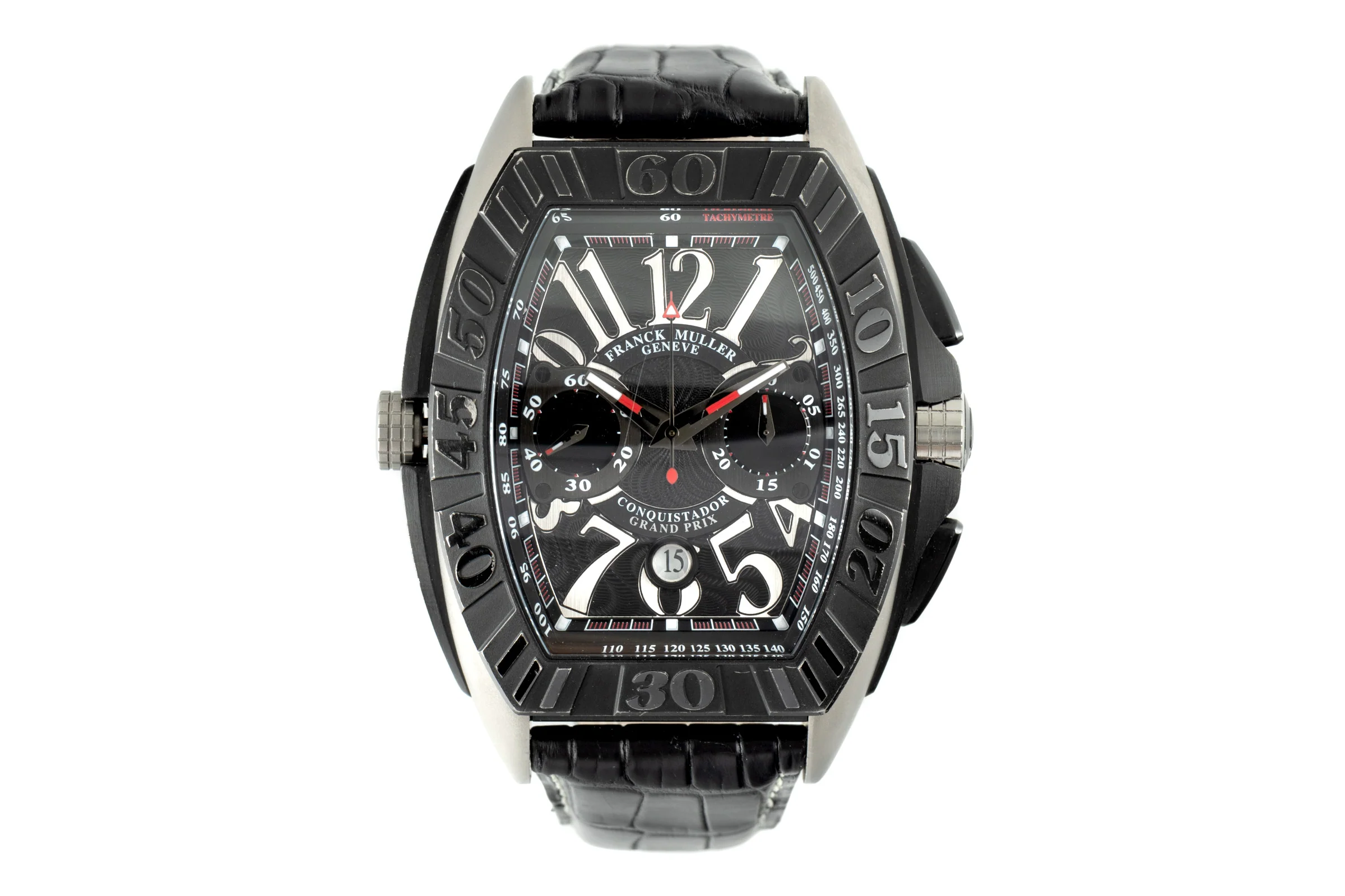 Franck Muller Conquistador chronograph titanium automatic men's watch 9900 CC DT GPG  [2106859] - Image 4