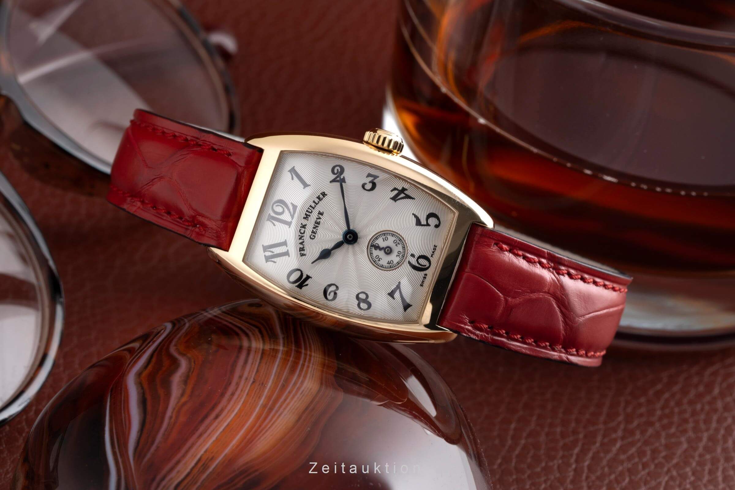 Franck Muller Curvex 18 ct gold manual winding women's watch 1752 S6  [2500519] - Image 3