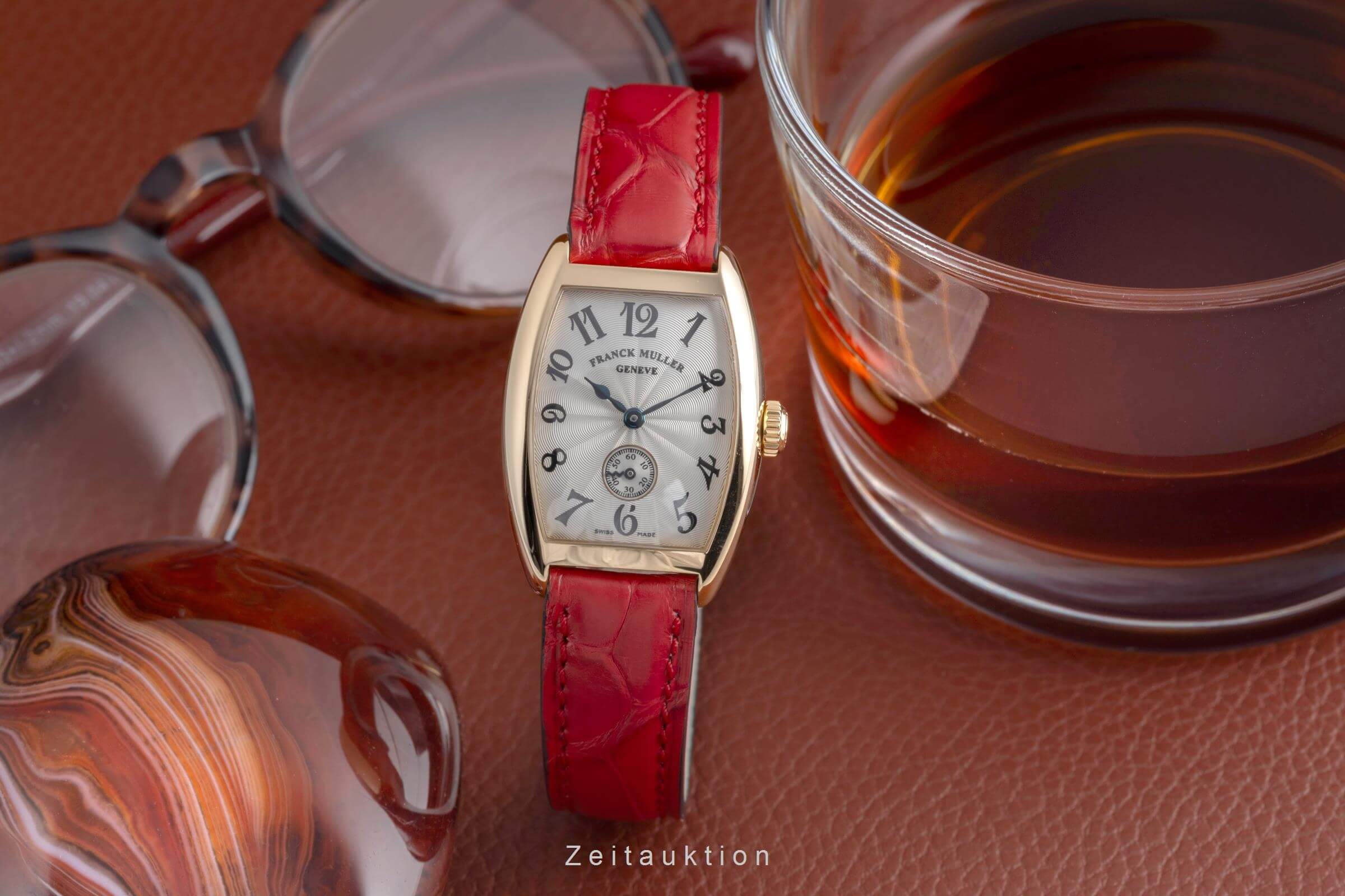 Franck Muller Curvex 18 ct gold manual winding women's watch 1752 S6  [2500519] - Image 4
