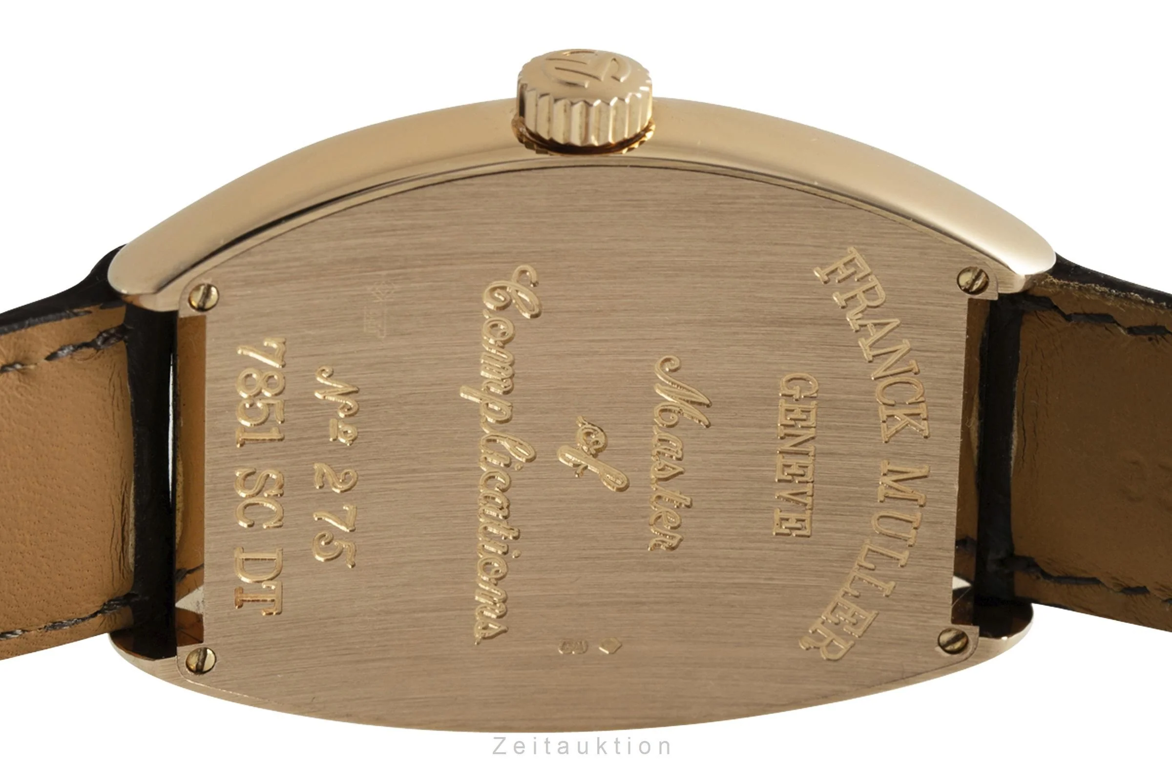 Franck Muller Curvex 18 ct red gold automatic men's watch 7851SC DT LP: 19600EUR  [2108627] - Image 11