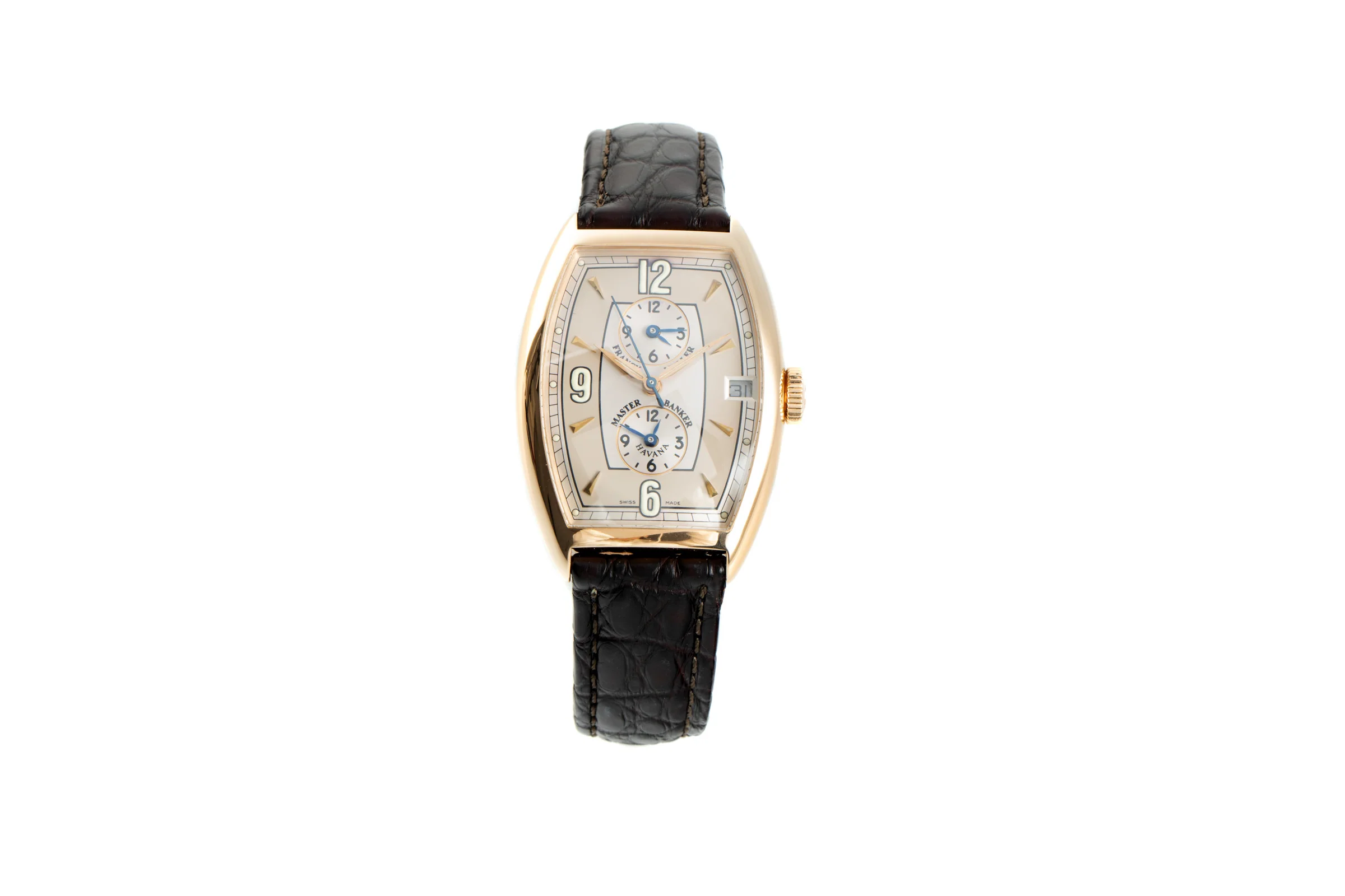 Franck Muller Master Banker 18 ct red gold automatic men's watch 5850 MB HV  [2109243] - Image 4