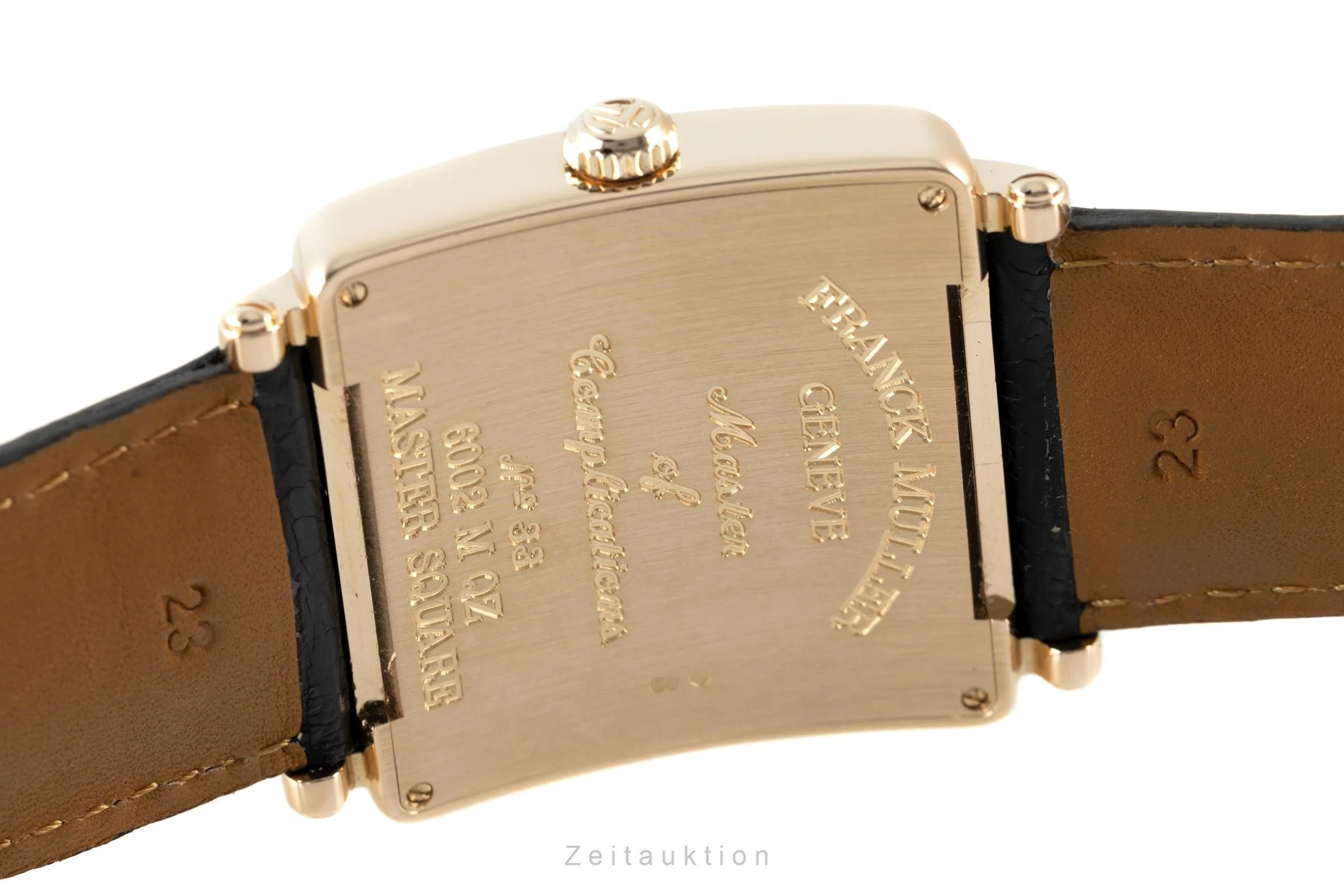 Franck Muller Master Square 18 ct red gold quartz women's watch 6002 M QZ R  [2109861] - Image 12