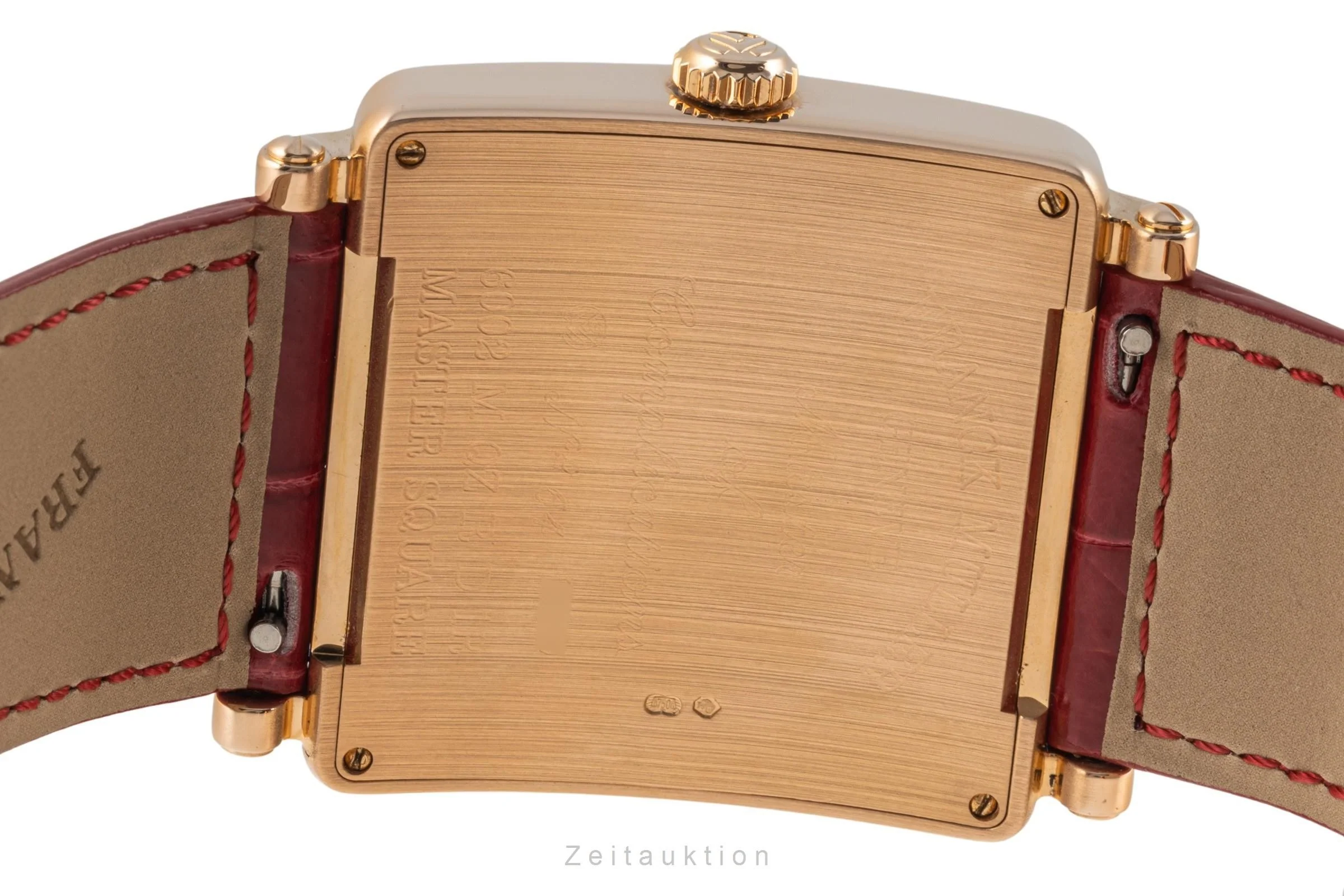 Franck Muller Master Square 18 ct red gold quartz women's watch 6002 M QZ R D 1R  [2305901] - Image 10