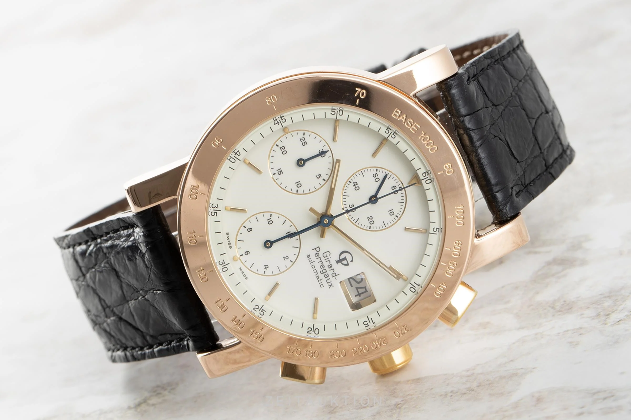 Girard Perregaux 7000 chronograph 18 ct red gold automatic men's watch 7000  [2104582] - Image 2