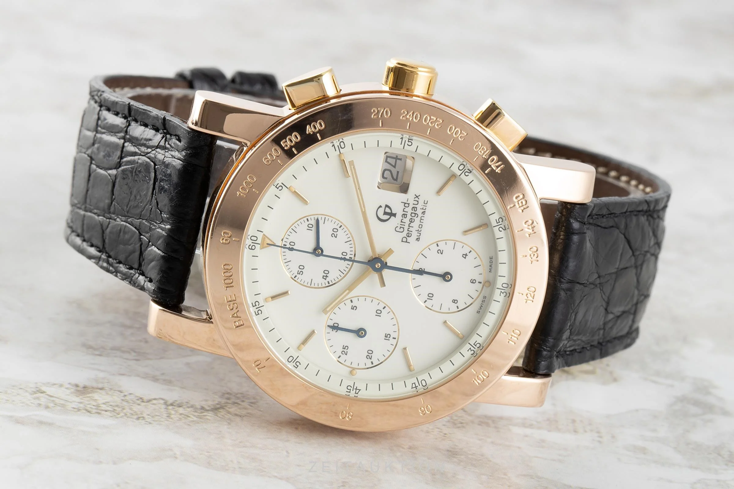 Girard Perregaux 7000 chronograph 18 ct red gold automatic men's watch 7000  [2104582] - Image 3