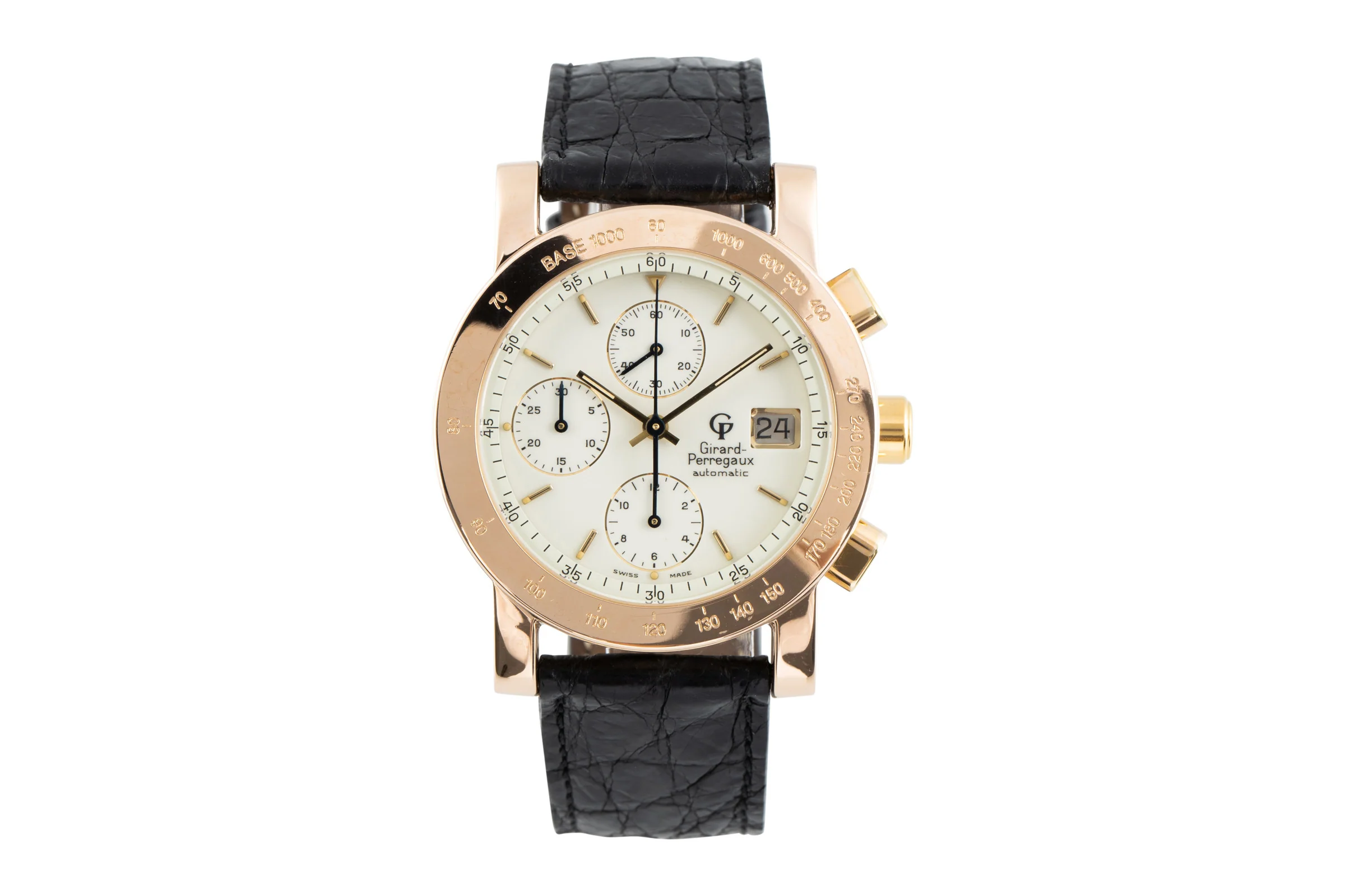 Girard Perregaux 7000 chronograph 18 ct red gold automatic men's watch 7000  [2104582] - Image 4