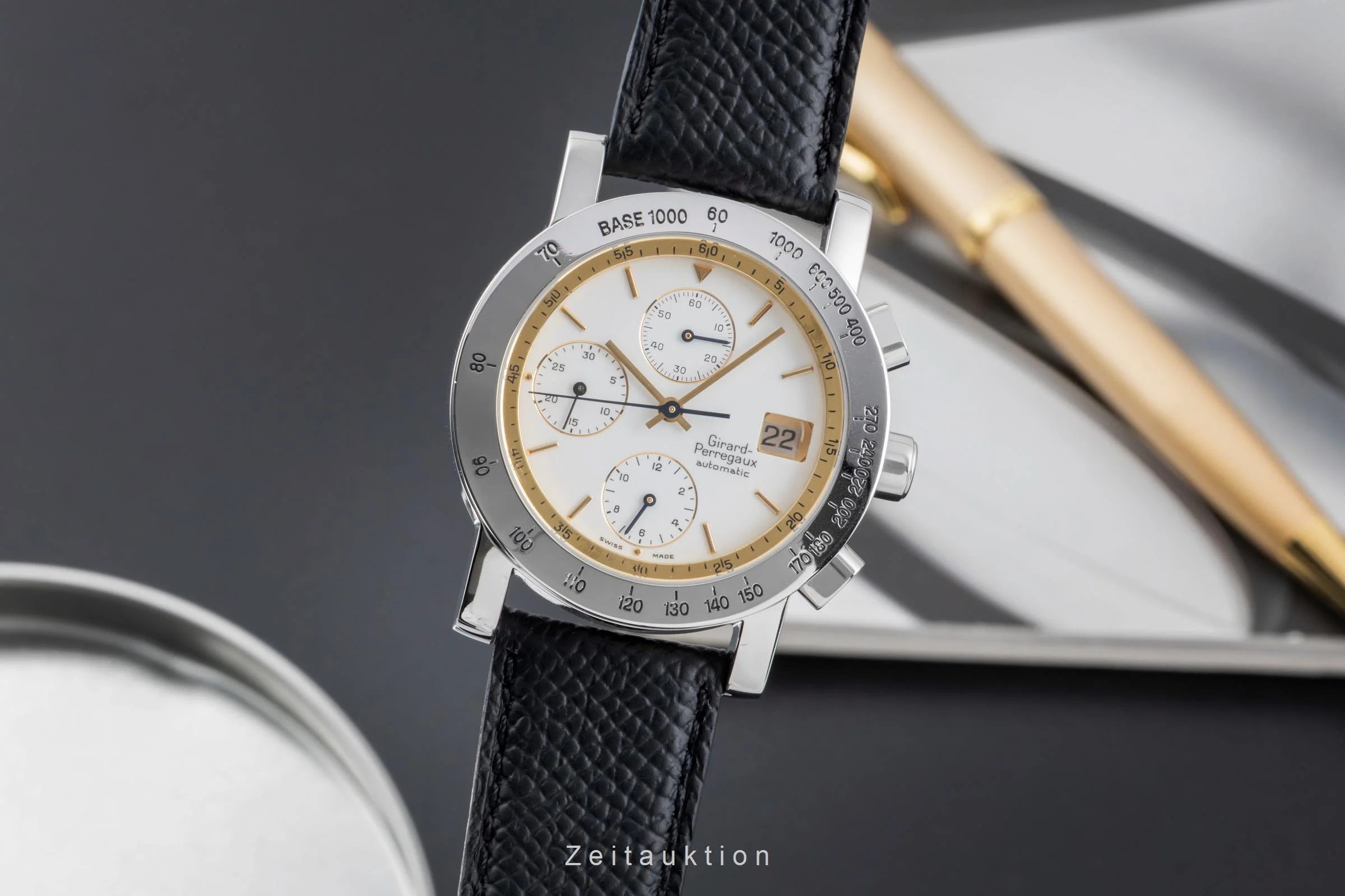 Girard Perregaux 7000 chronograph steel automatic men's watch 7000 GBM  [2506351] - Image 2