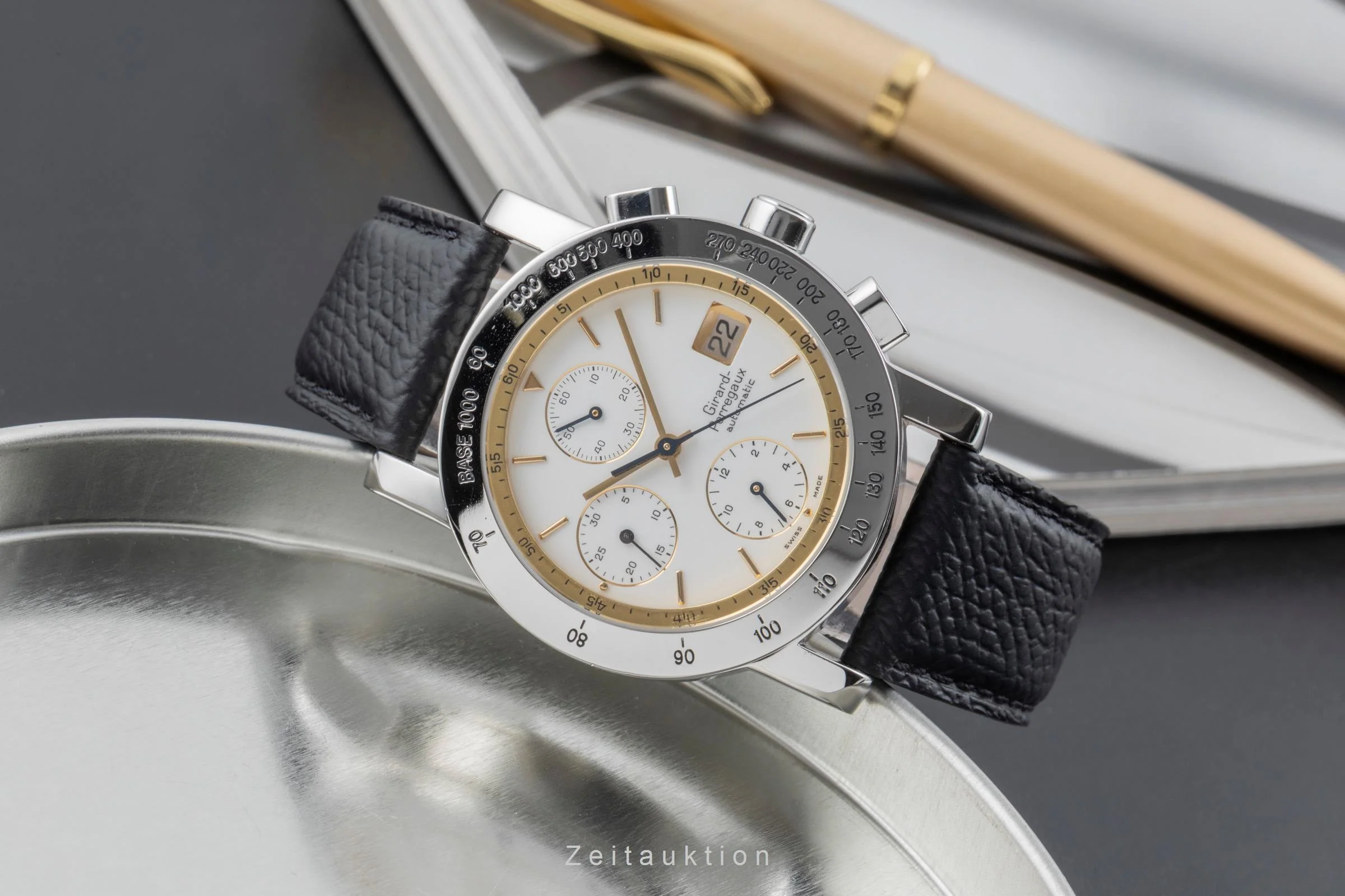 Girard Perregaux 7000 chronograph steel automatic men's watch 7000 GBM  [2506351] - Image 3