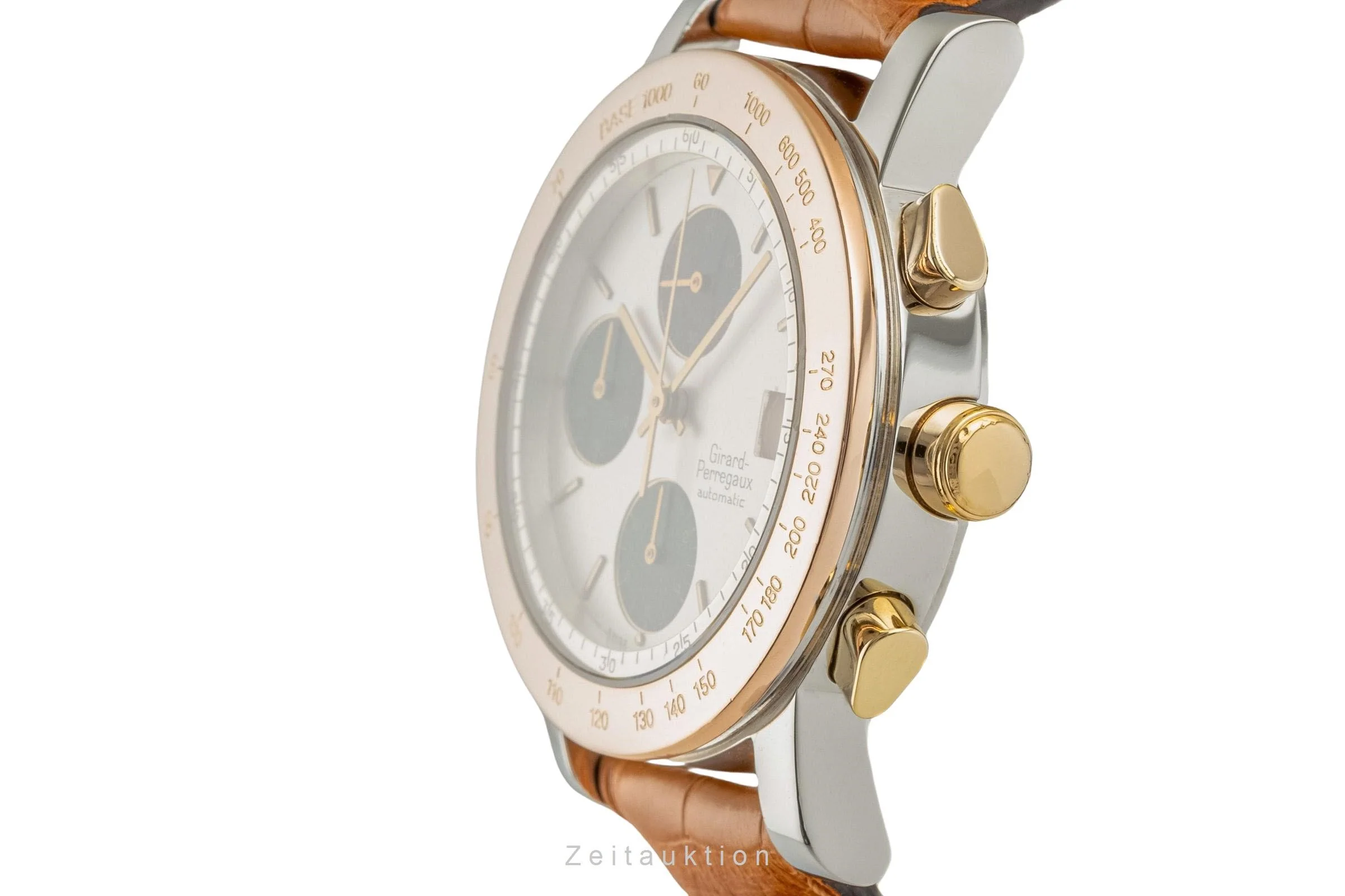 Girard Perregaux 7000 chronograph steel / gold automatic men's watch 7000 GBM  [2400650] - Image 6