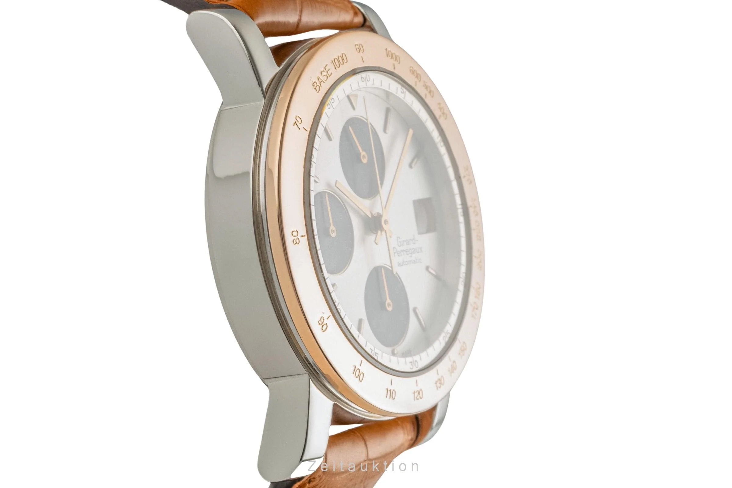 Girard Perregaux 7000 chronograph steel / gold automatic men's watch 7000 GBM  [2400650] - Image 7