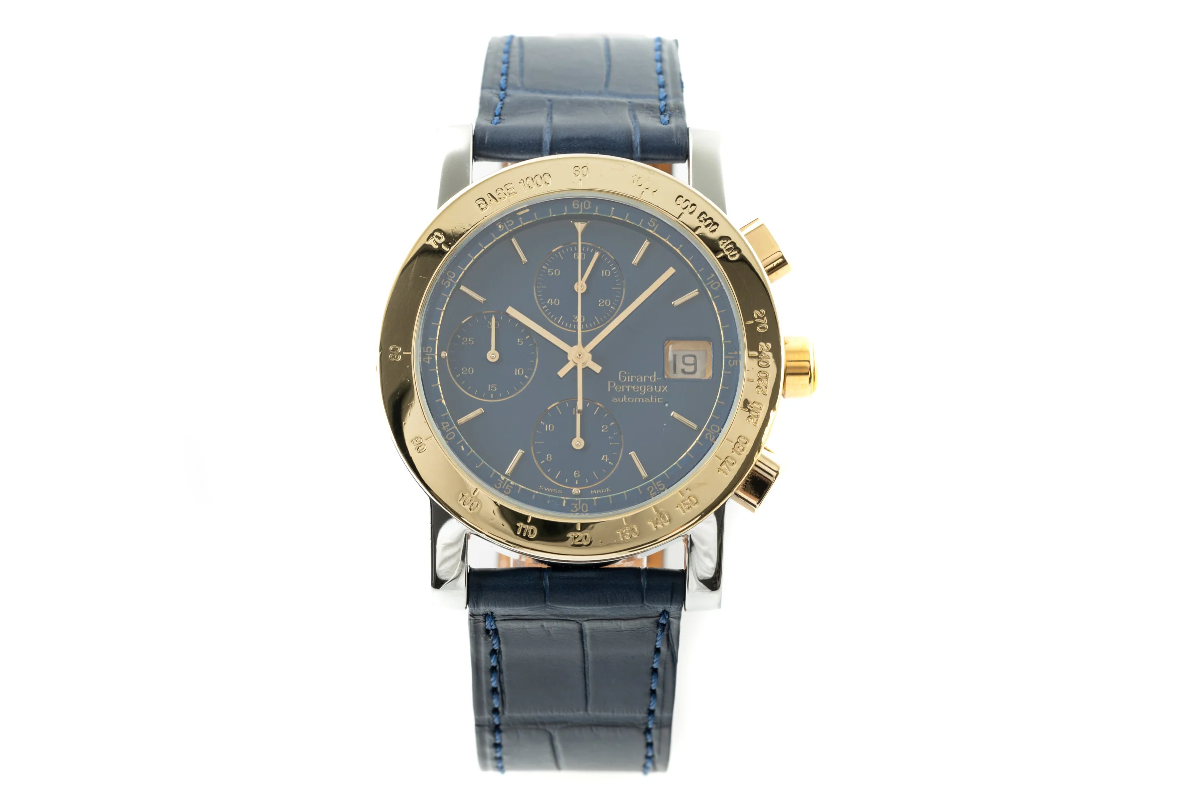 Girard Perregaux 7000 chronograph steel / gold automatic men's watch 7000GBM  [2110605] - Image 4