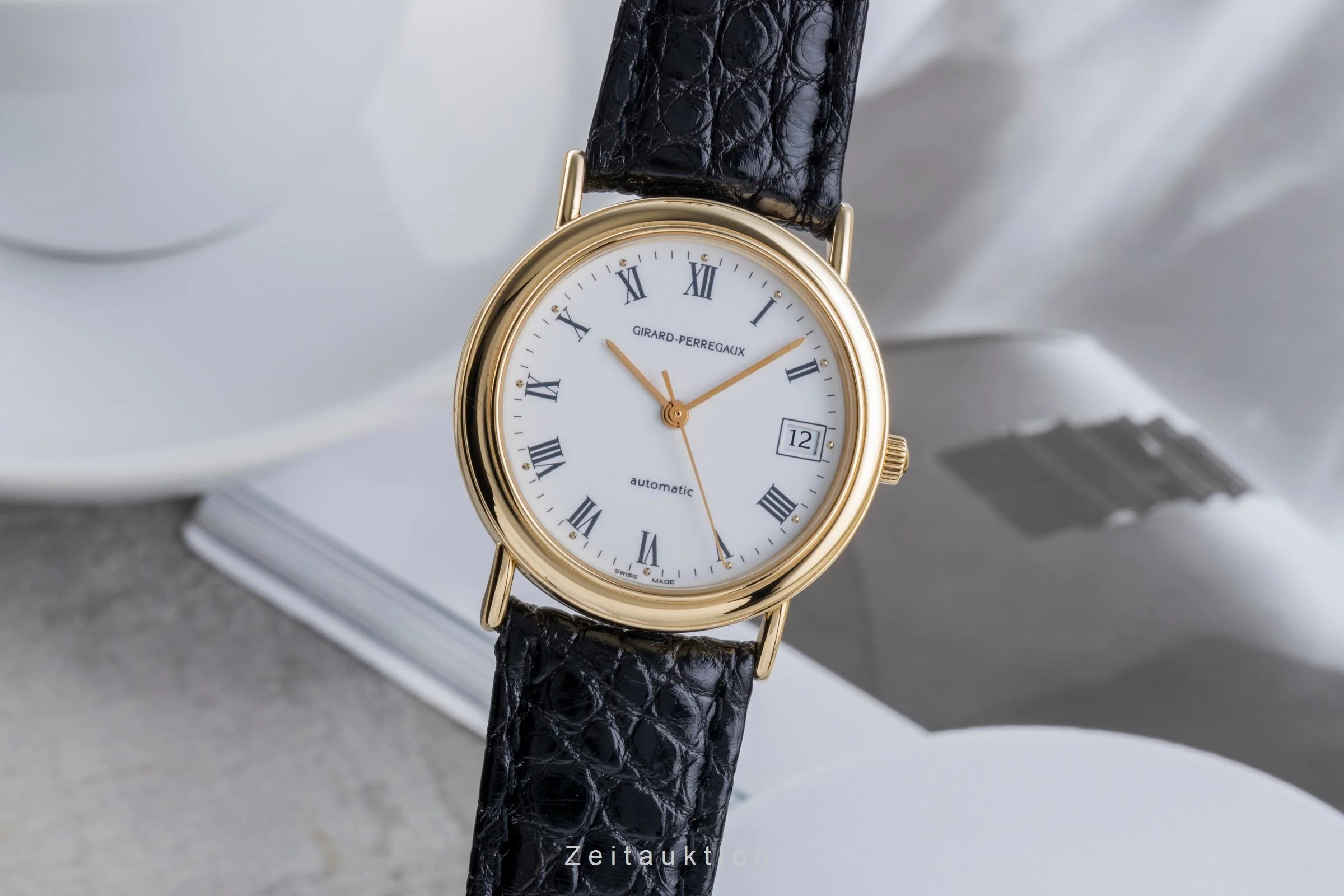 Girard Perregaux Classic Elegance 18 ct gold automatic men's watch 47990-51-741B LP: 22600EUR  [2506348] - Image 2