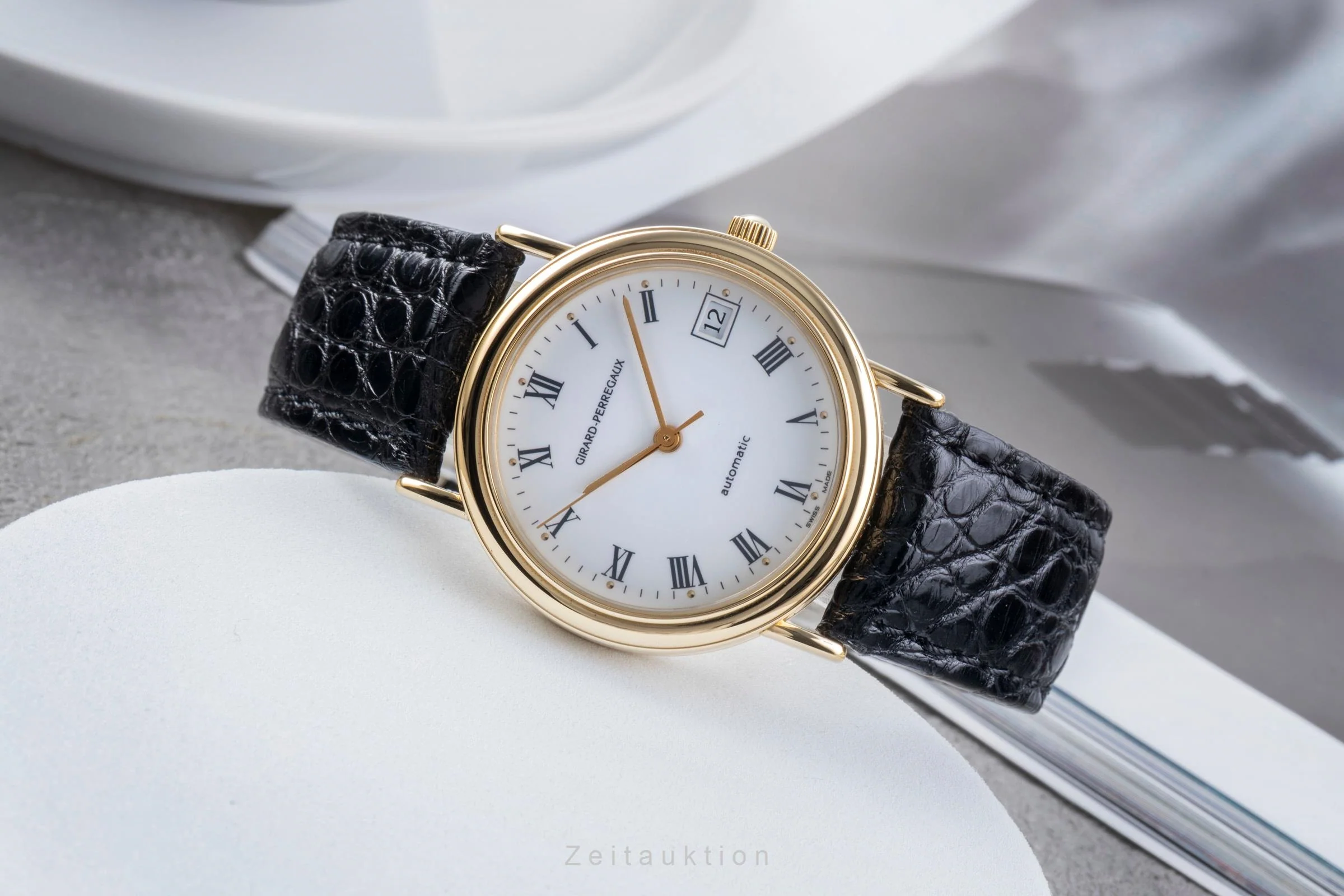 Girard Perregaux Classic Elegance 18 ct gold automatic men's watch 47990-51-741B LP: 22600EUR  [2506348] - Image 3