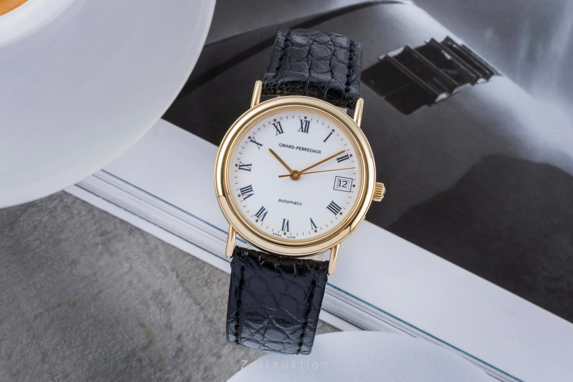 Girard Perregaux Classic Elegance 18 ct gold automatic men's watch 47990-51-741B LP: 22600EUR  [2506348] - Image 4