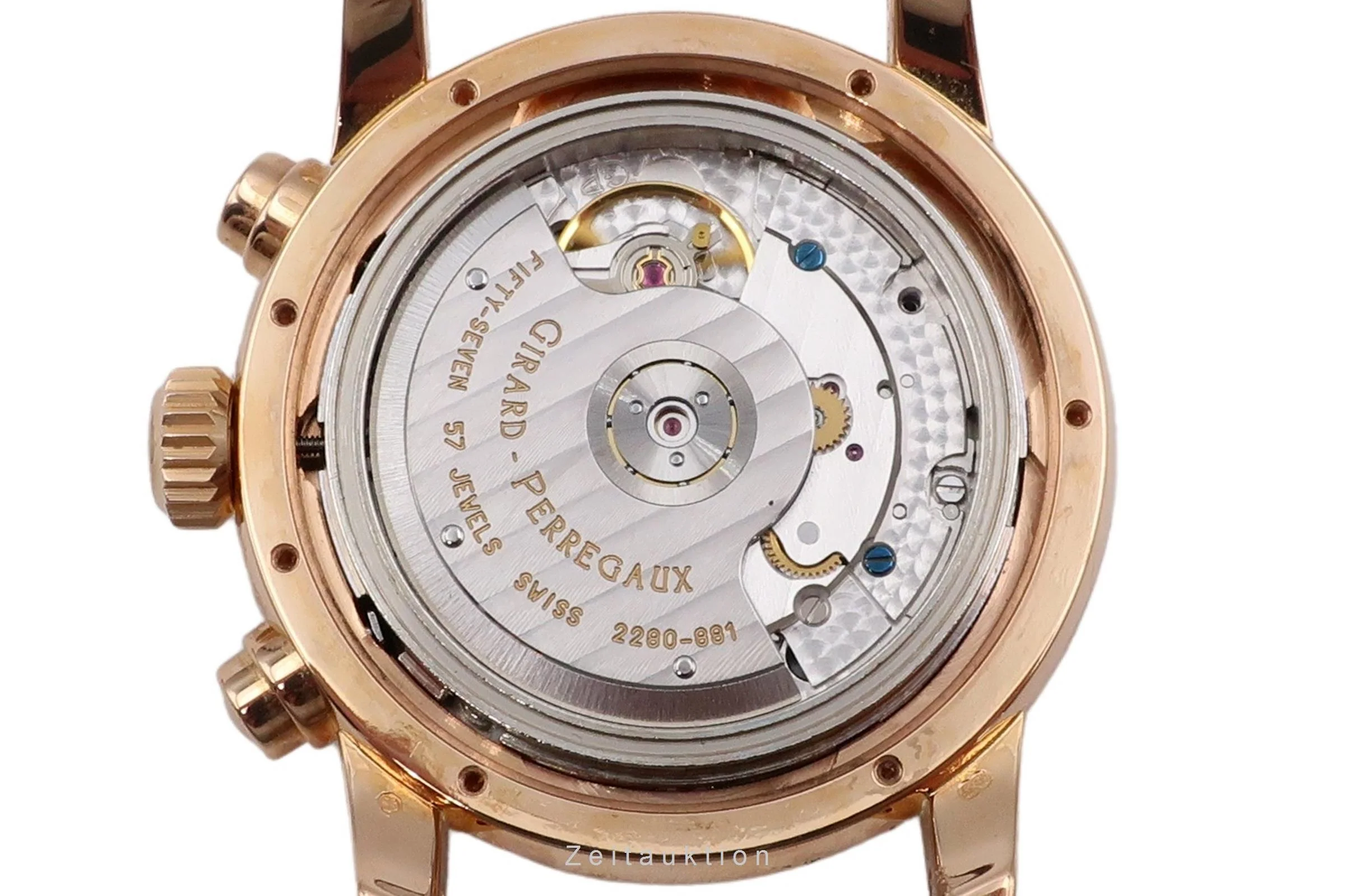 Girard Perregaux Ferrari chronograph 18 ct red gold automatic men's watch 8020  [2503875] - Image 14