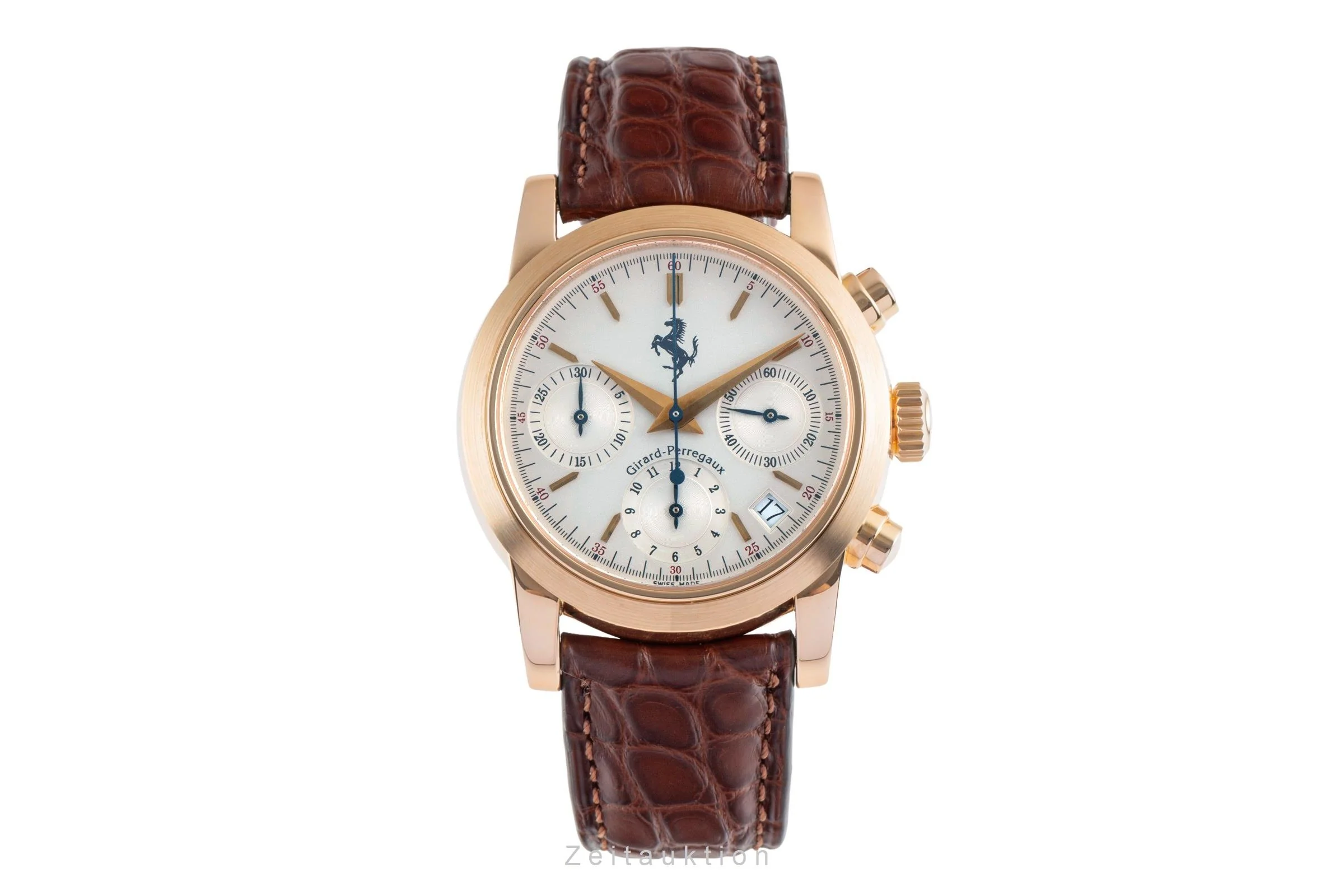 Girard Perregaux Ferrari chronograph 18 ct red gold automatic men's watch 8020  [2503875] - Image 5