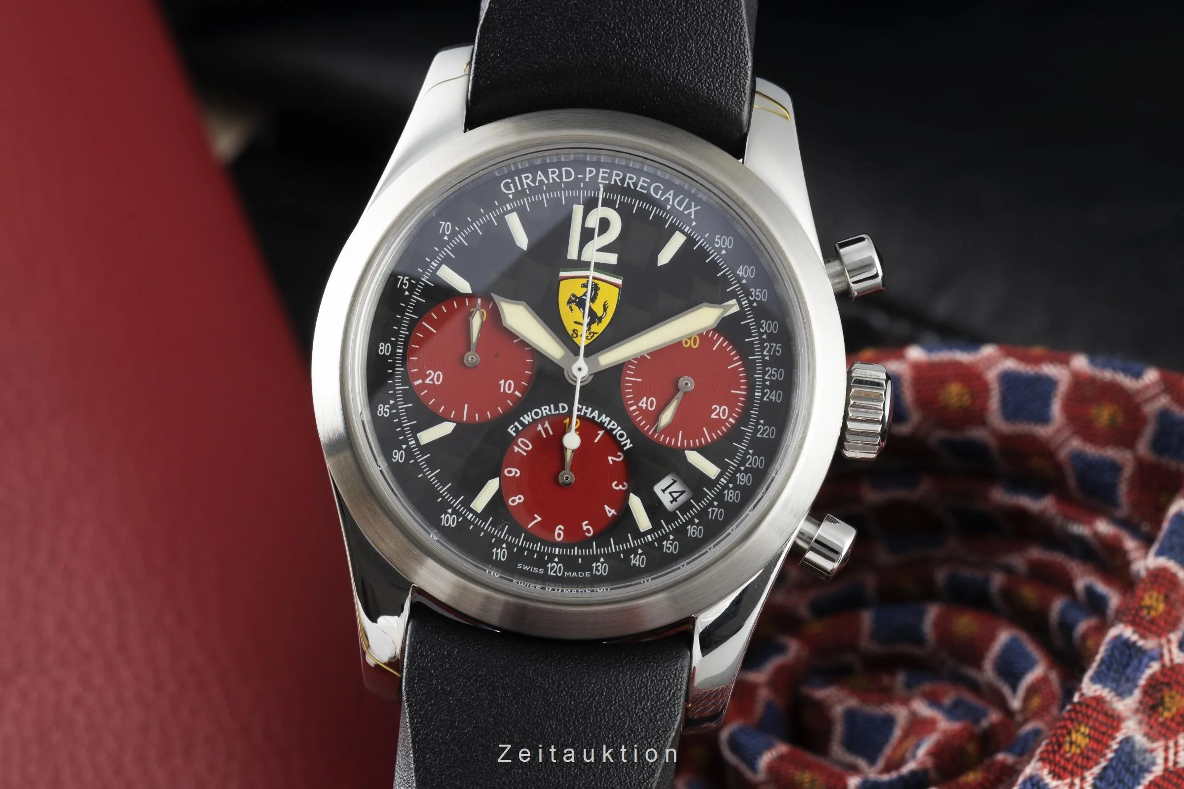 Girard Perregaux Ferrari chronograph steel automatic men's watch 4956  [2202443] - Image 3