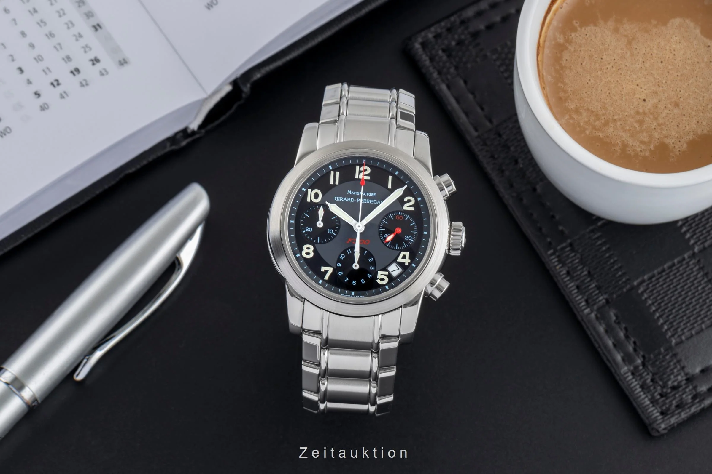 Girard Perregaux Ferrari chronograph steel automatic men's watch 8020  [2503116] - Image 4