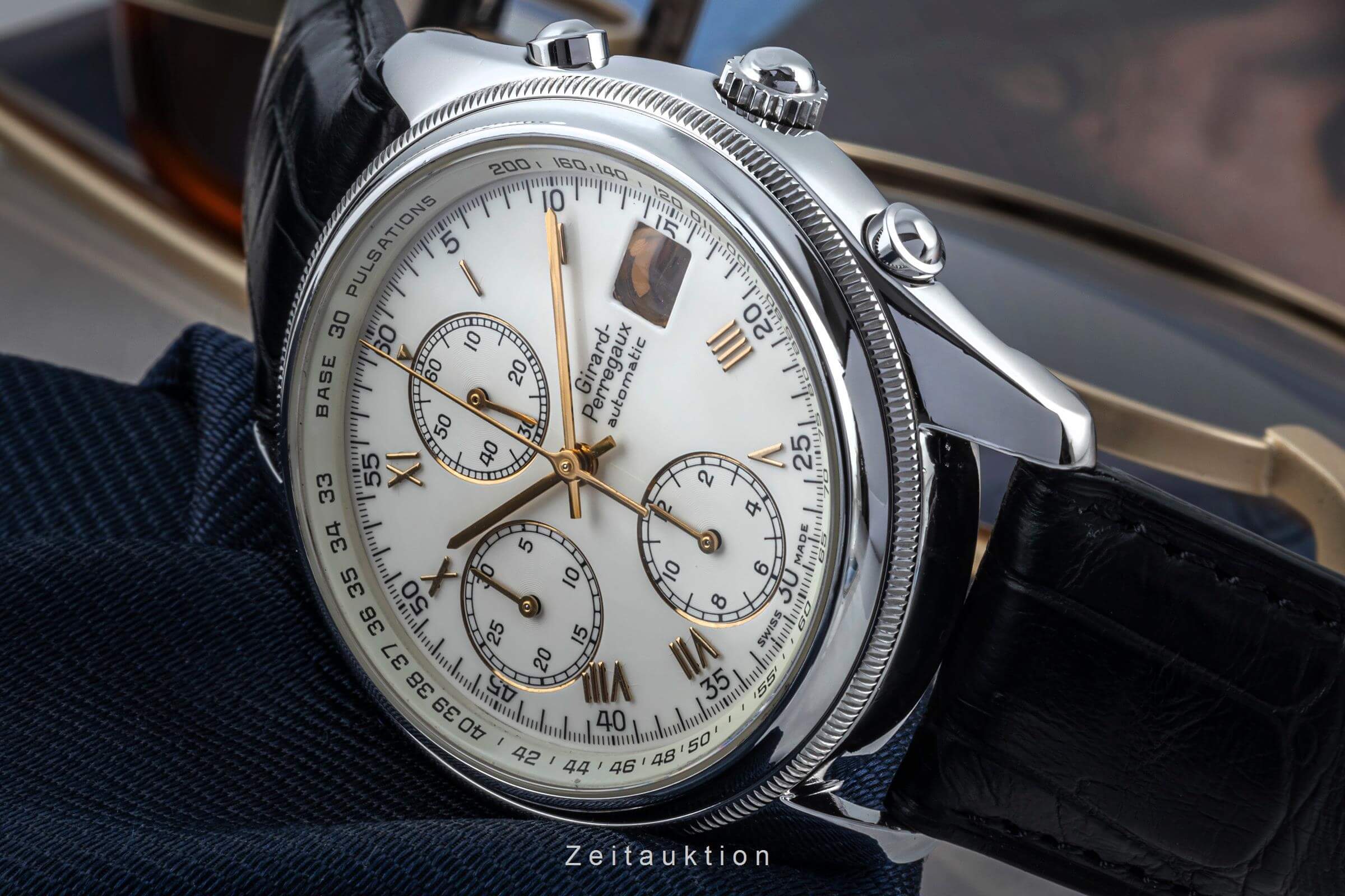 Girard Perregaux GP 4900 chronograph steel automatic men's watch 4900  [2402848] - Image 11