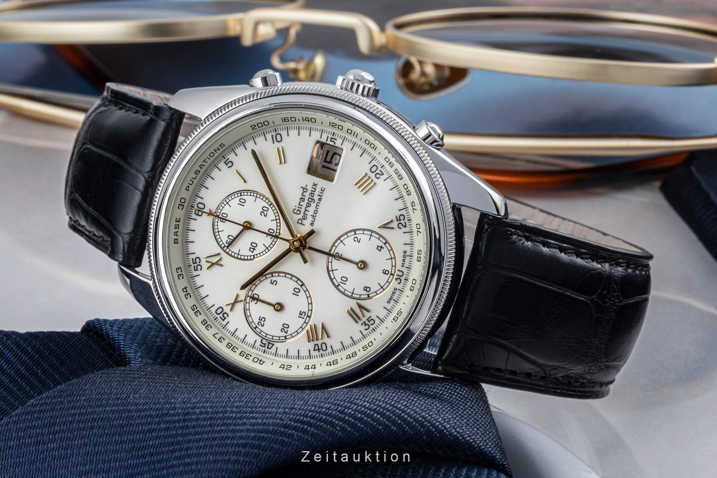 Girard Perregaux GP 4900 chronograph steel automatic men's watch 4900  [2402848] - Image 3