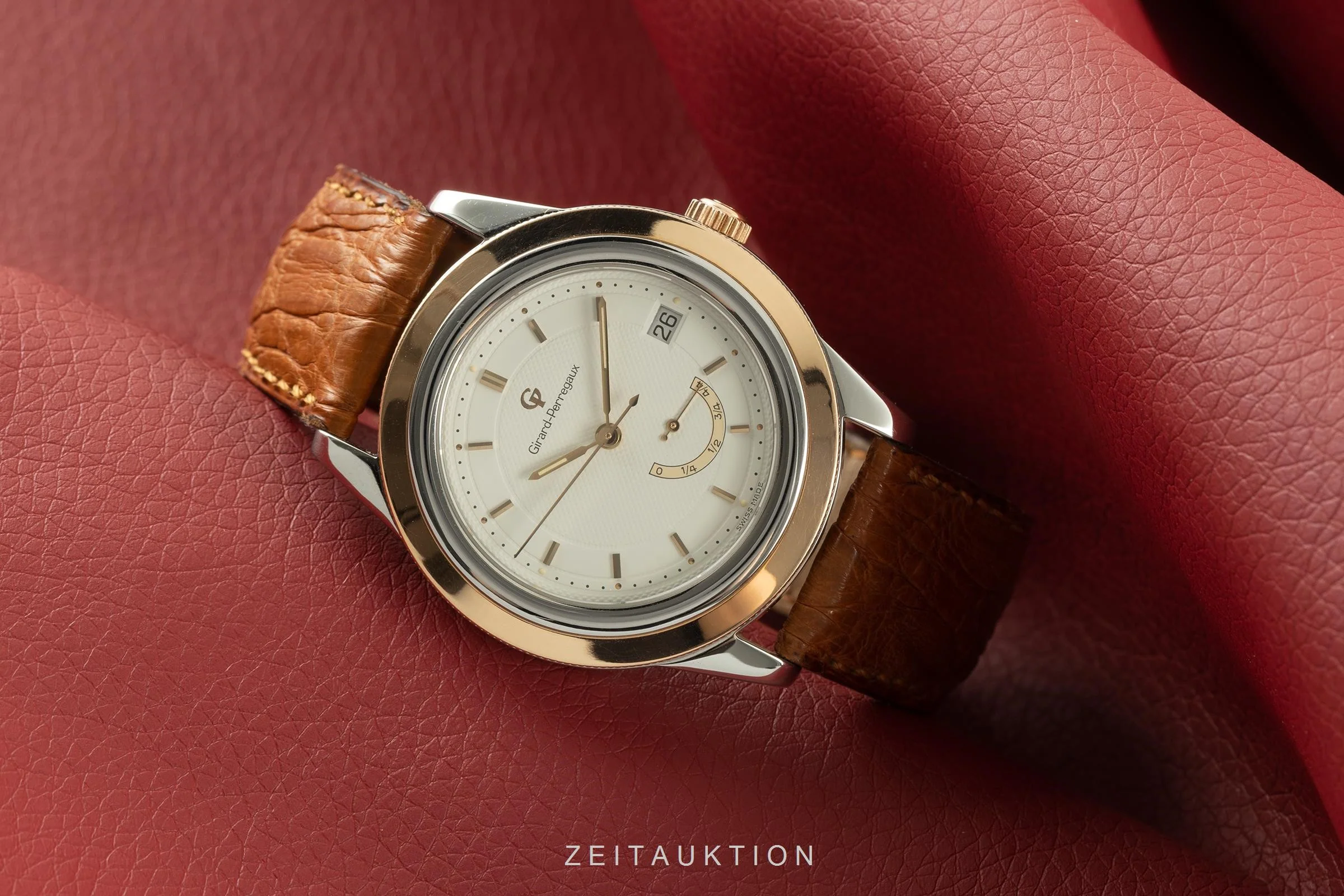 Girard Perregaux GP 90 steel / gold automatic men's watch 1020  [2101993] - Image 3
