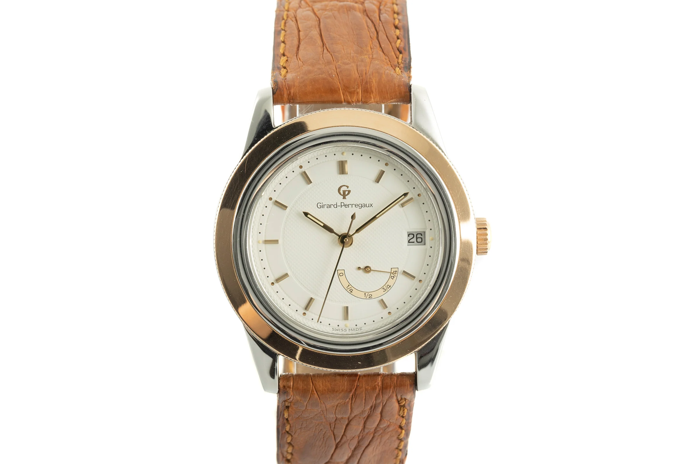 Girard Perregaux GP 90 steel / gold automatic men's watch 1020  [2101993] - Image 4