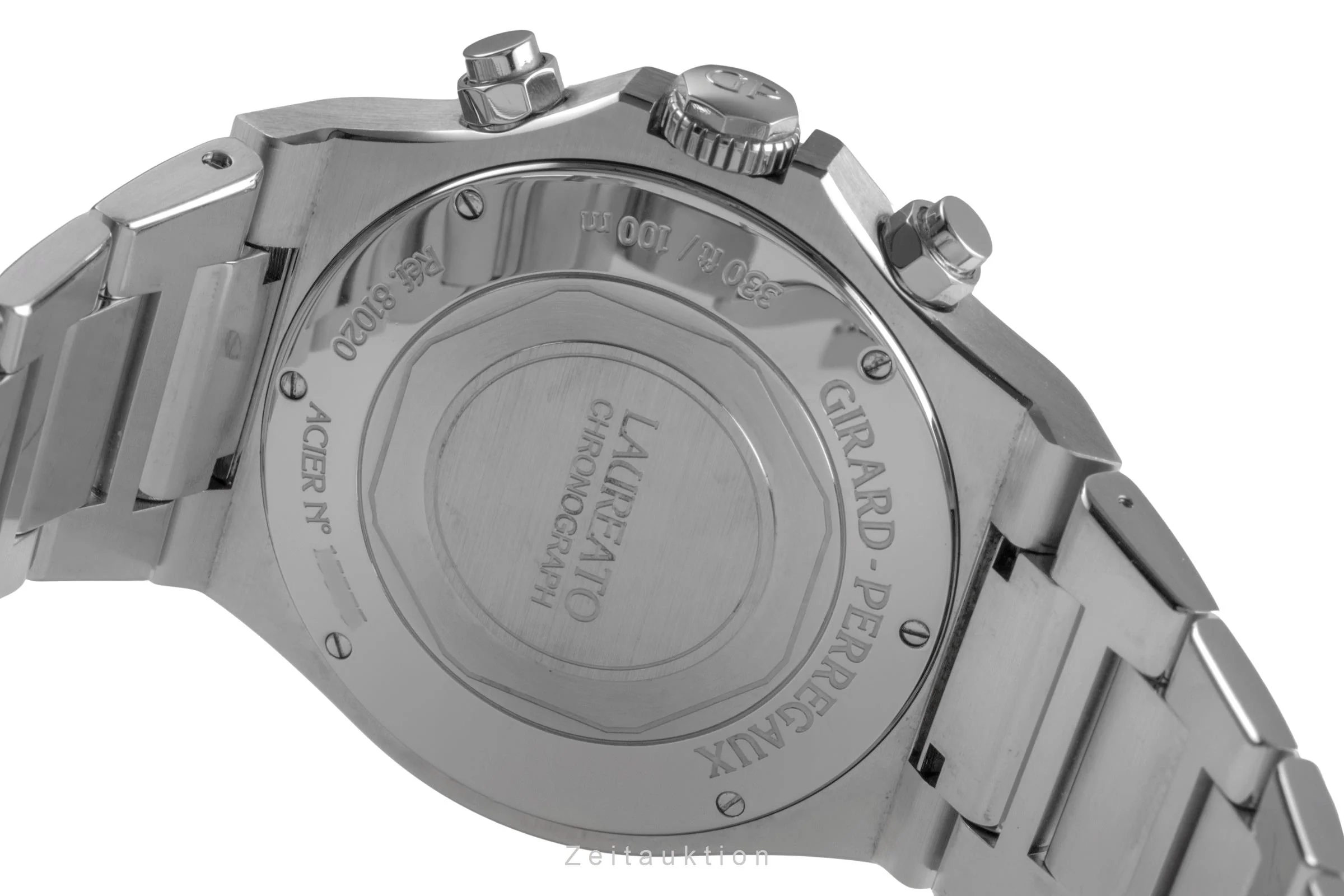 Girard Perregaux Laureato chronograph steel automatic men's watch 81020-11-431-11A	 LP: 19600EUR  [2502939] - Image 12