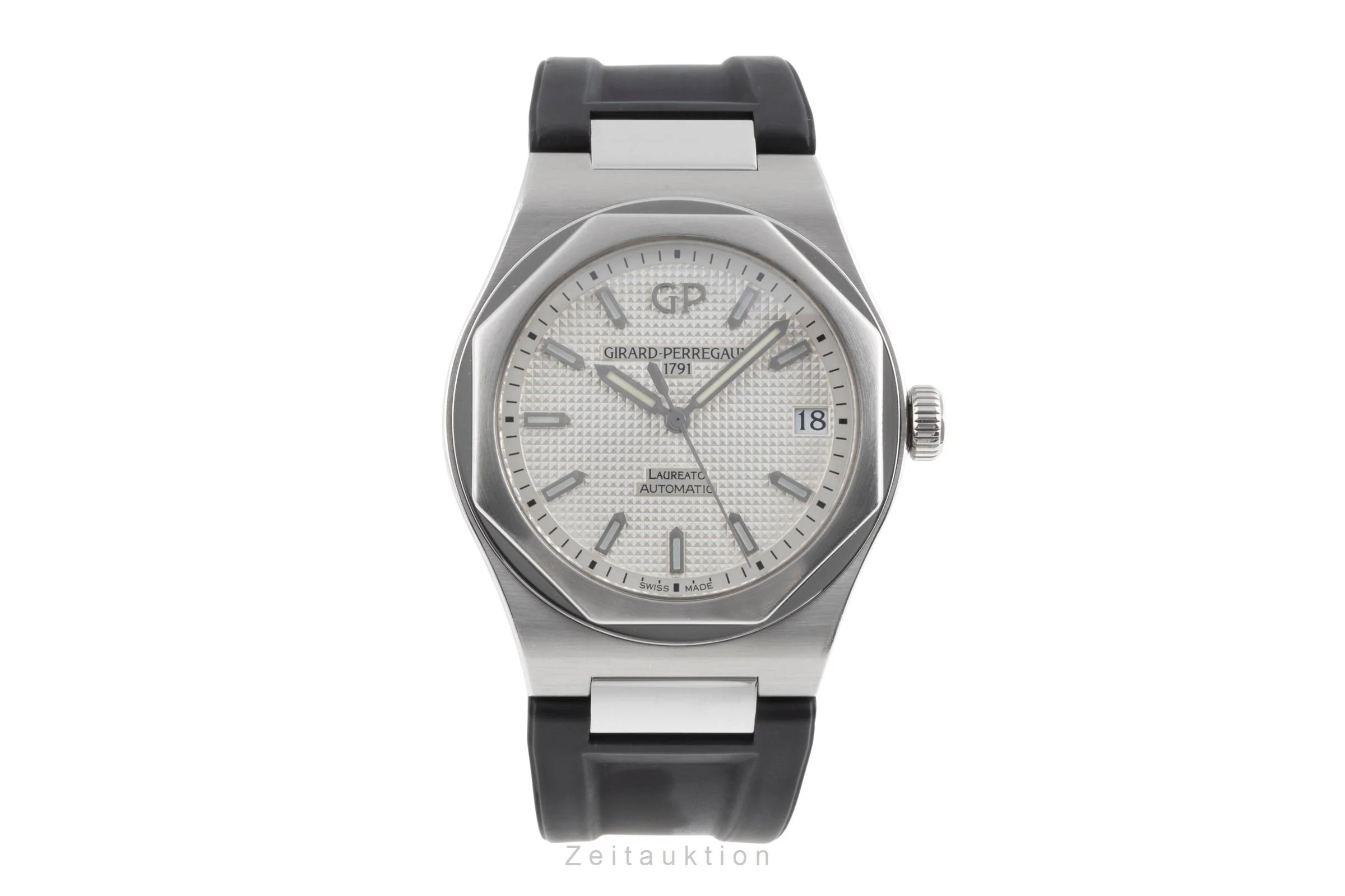 Girard Perregaux Laureato steel automatic men's watch 81010-11-131-BB6A  [2503807] - Image 5