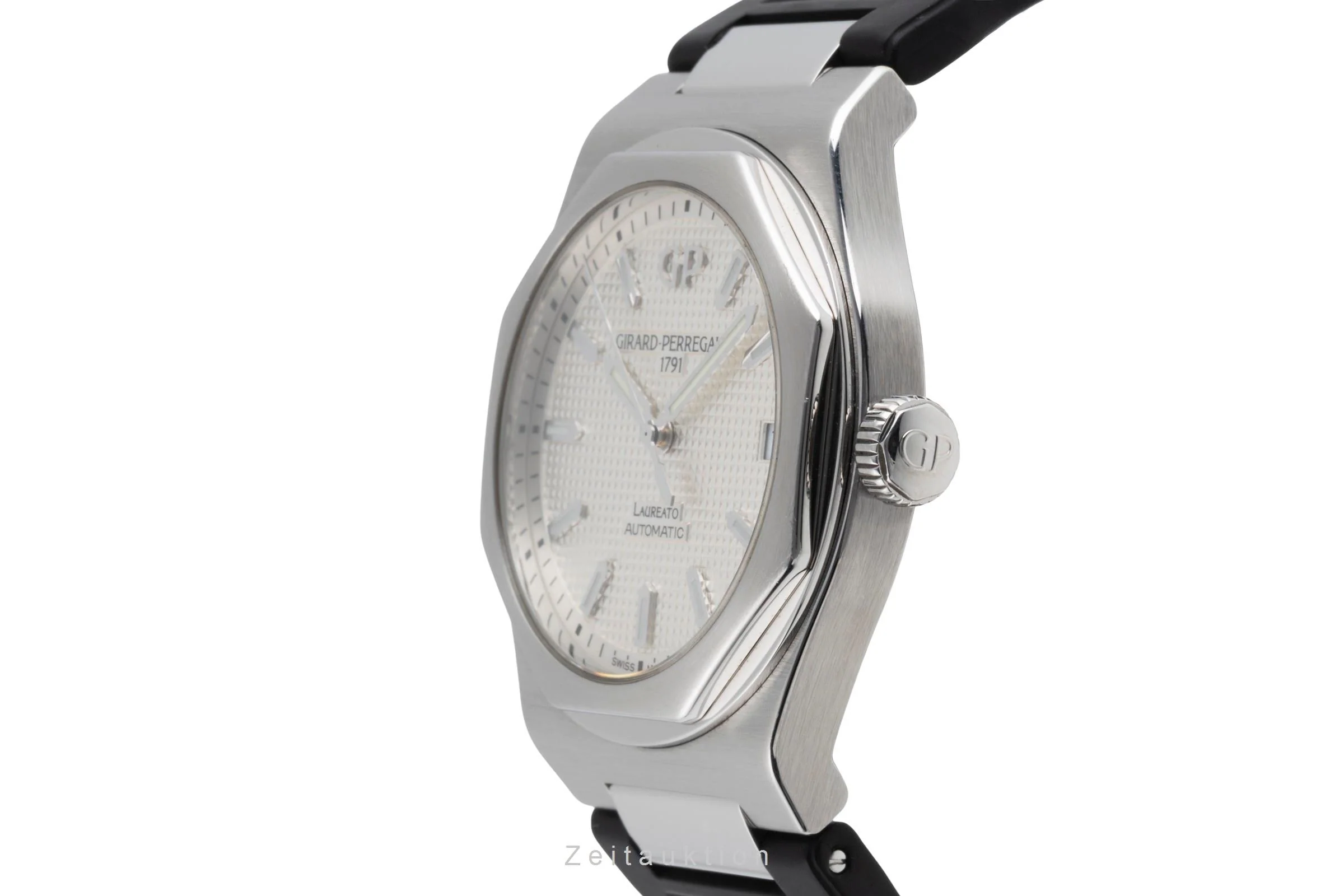 Girard Perregaux Laureato steel automatic men's watch 81010-11-131-BB6A  [2503807] - Image 7