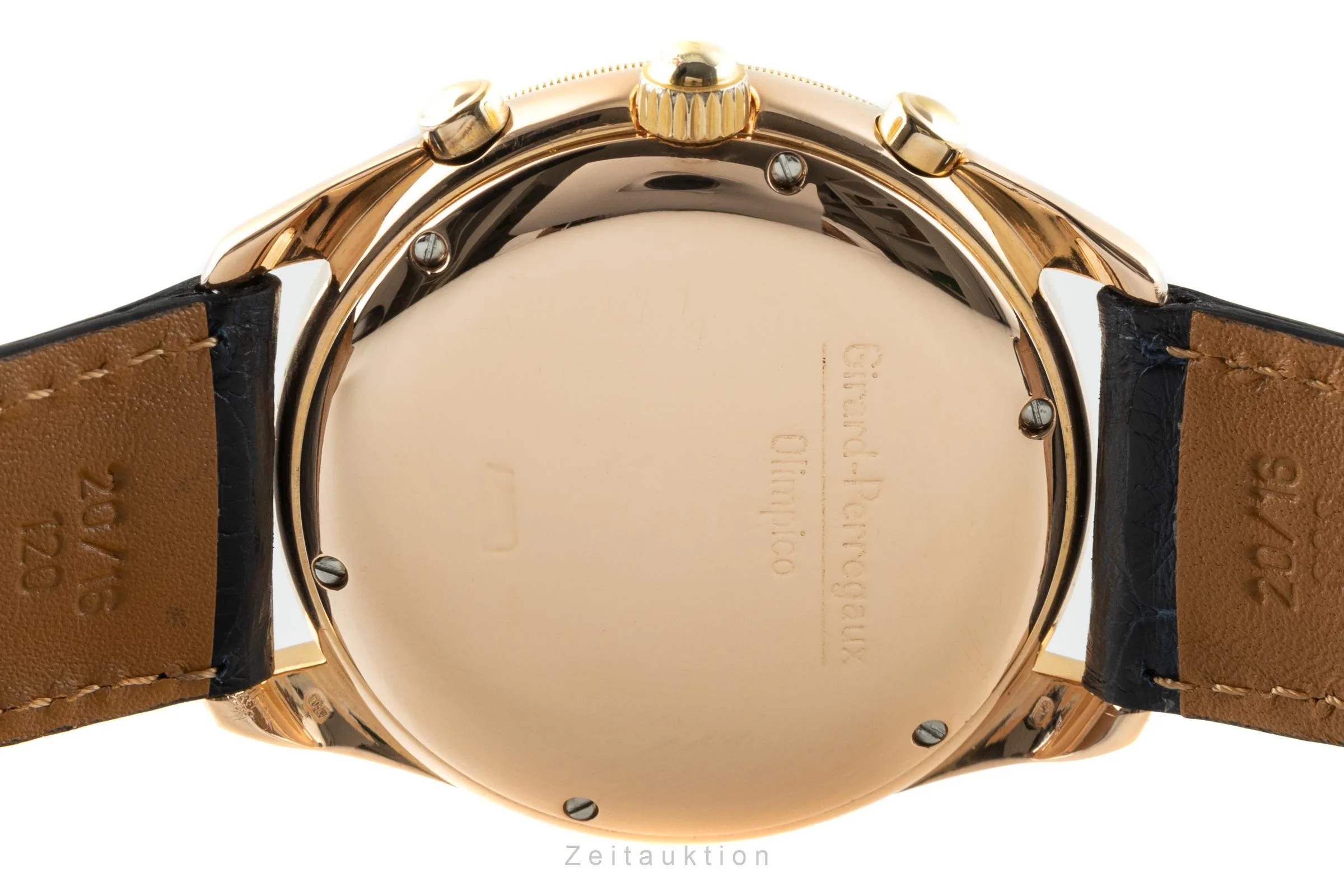 Girard Perregaux Olimpico chronograph 18 ct red gold automatic men's watch 4900  [2110505] - Image 12