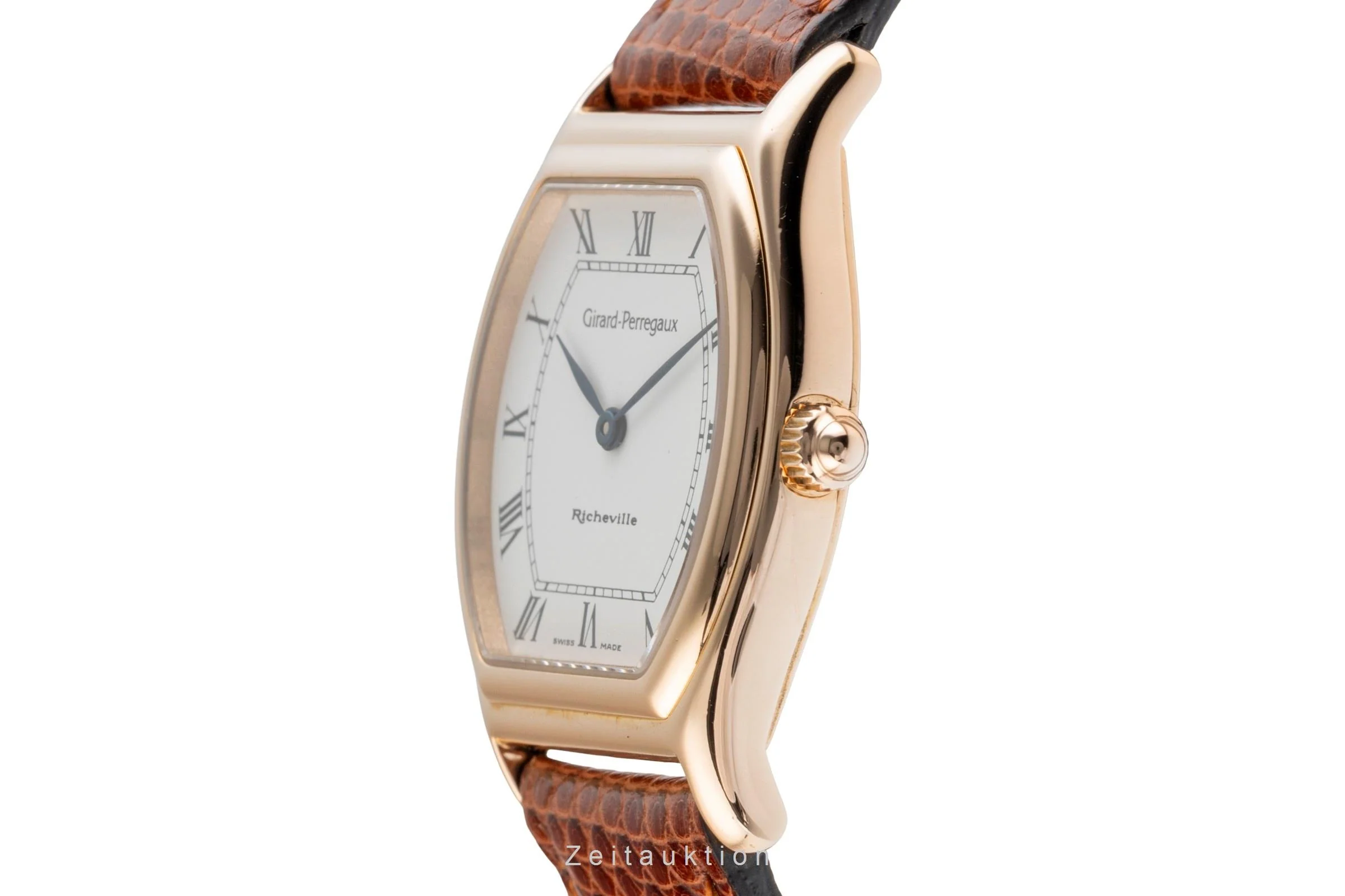 Girard Perregaux Richeville 18 ct red gold quartz women's watch 2600  [2503038] - Image 7
