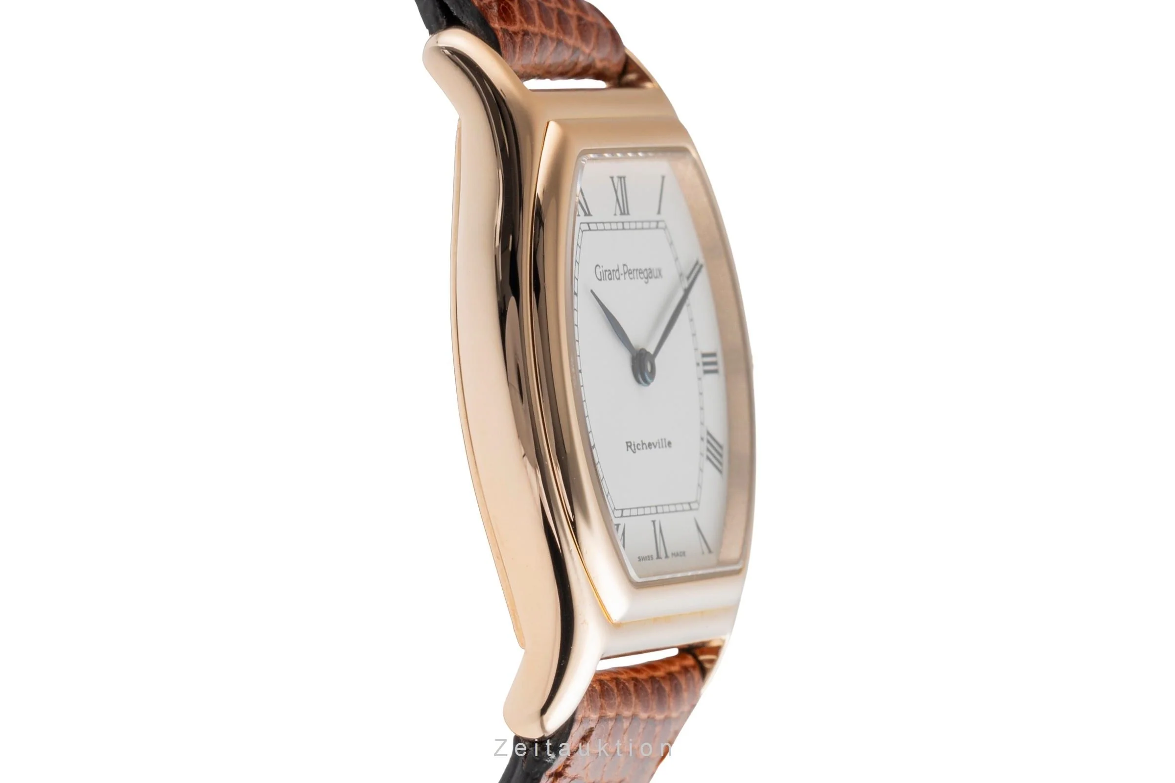 Girard Perregaux Richeville 18 ct red gold quartz women's watch 2600  [2503038] - Image 8