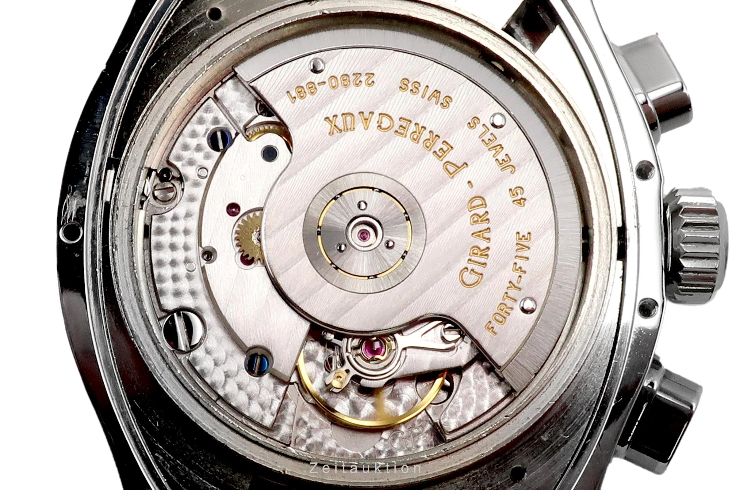 Girard Perregaux Richeville chronograph steel automatic men's watch 2750 LP: 3320EUR  [2206983] - Image 13