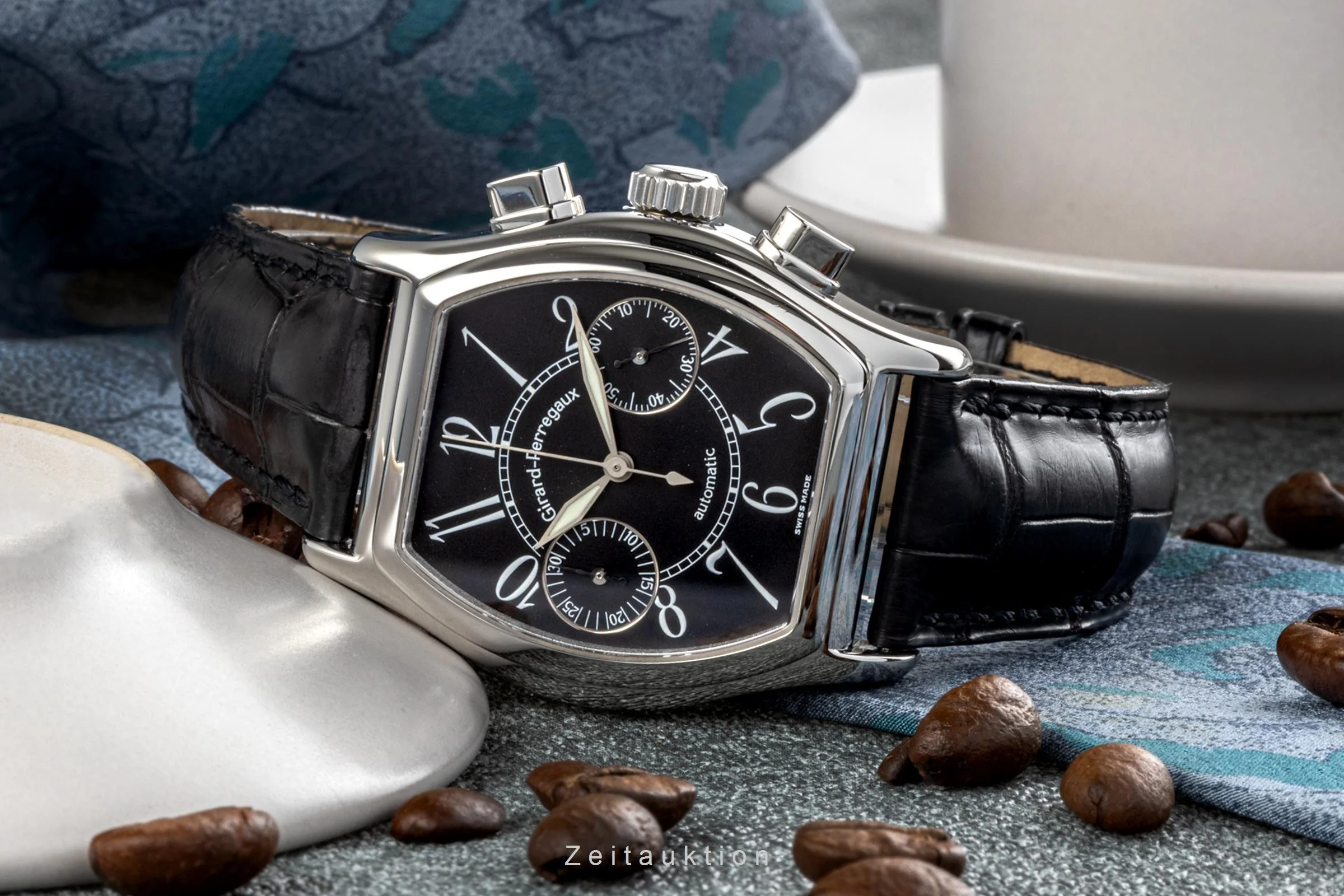 Girard Perregaux Richeville chronograph steel automatic men's watch 2750 LP: 3320EUR  [2206983] - Image 2